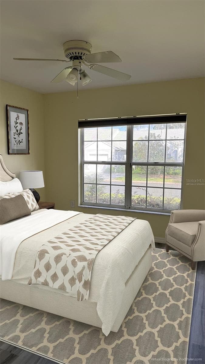 Guest Room #1 Virtually Staged - 2312 SW 20TH CT, OCALA