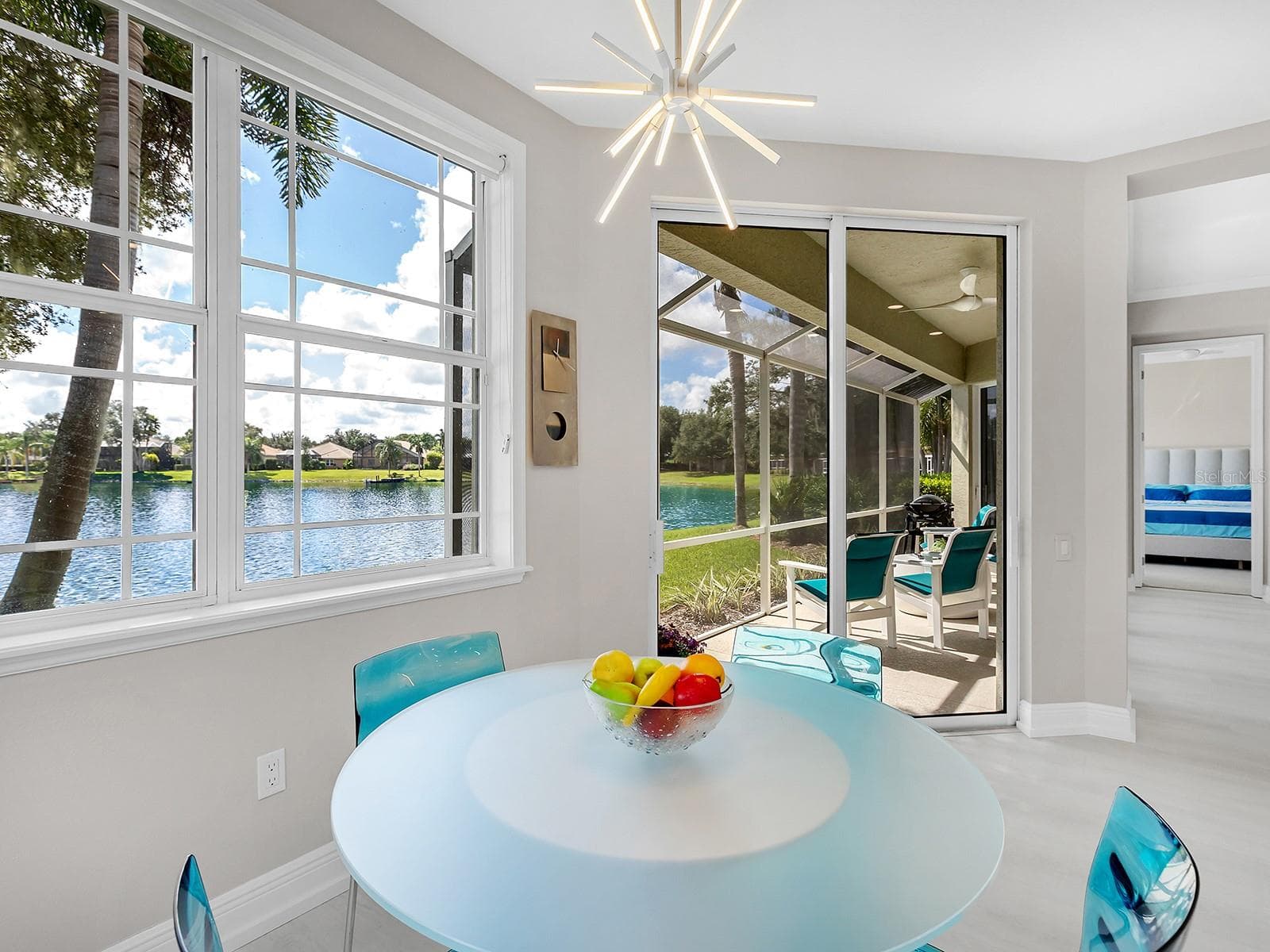 Access to Lanai from Kitchen Area - 6527 MOORINGS POINT CIR #101, LAKEWOOD RANCH