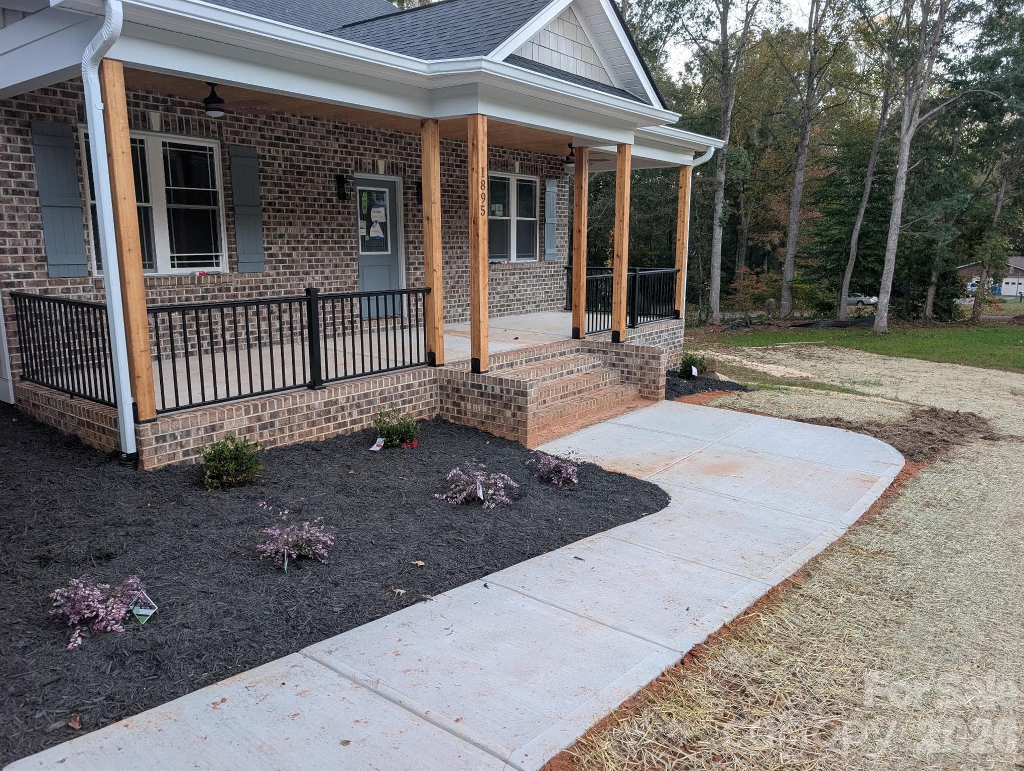 Sidewalk and driveway are in - 1895 Knolls Drive, Newton