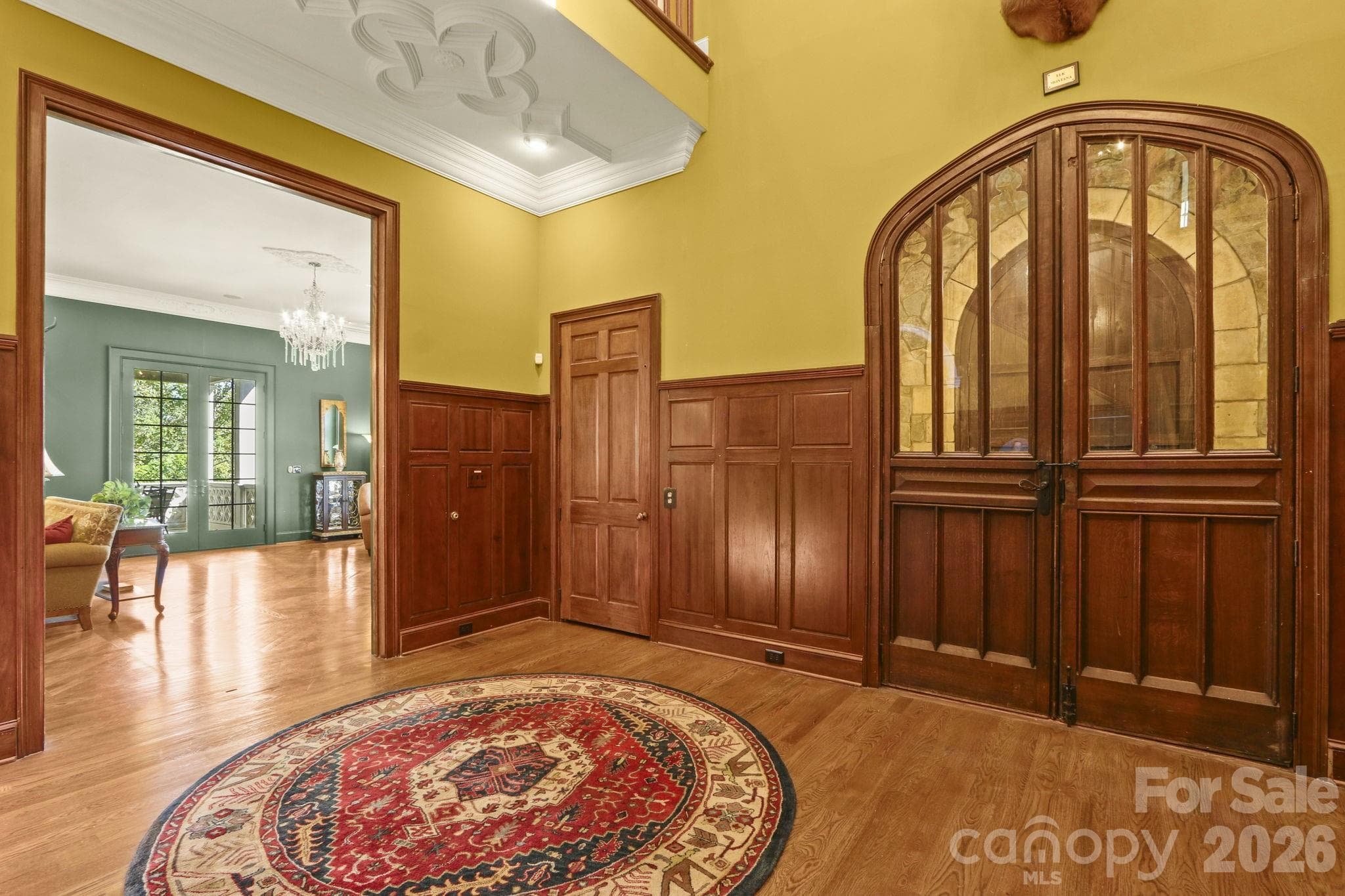 500+ year-old arched entry doors at Foyer; imported from English church - 5742 NC Highway 194 None S, Banner Elk