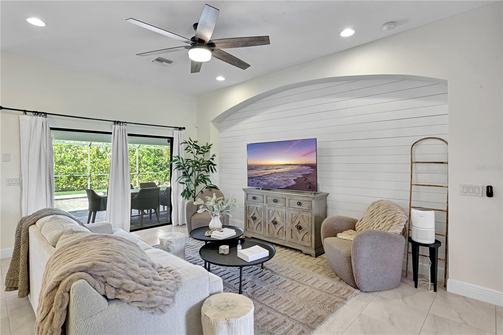 Living Room - 4934 AGUALINDA BLVD, CAPE CORAL