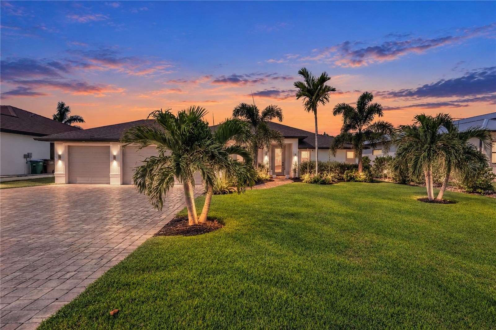 Front of Home - 4934 AGUALINDA BLVD, CAPE CORAL