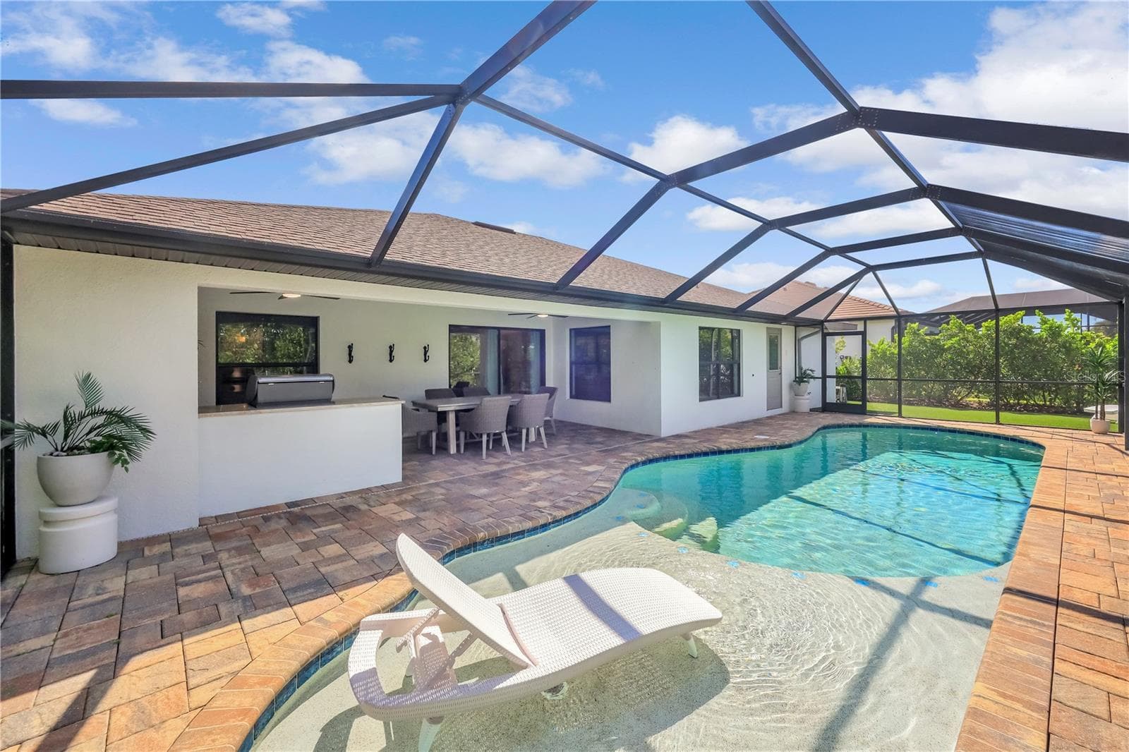 Heated Pool - 4934 AGUALINDA BLVD, CAPE CORAL