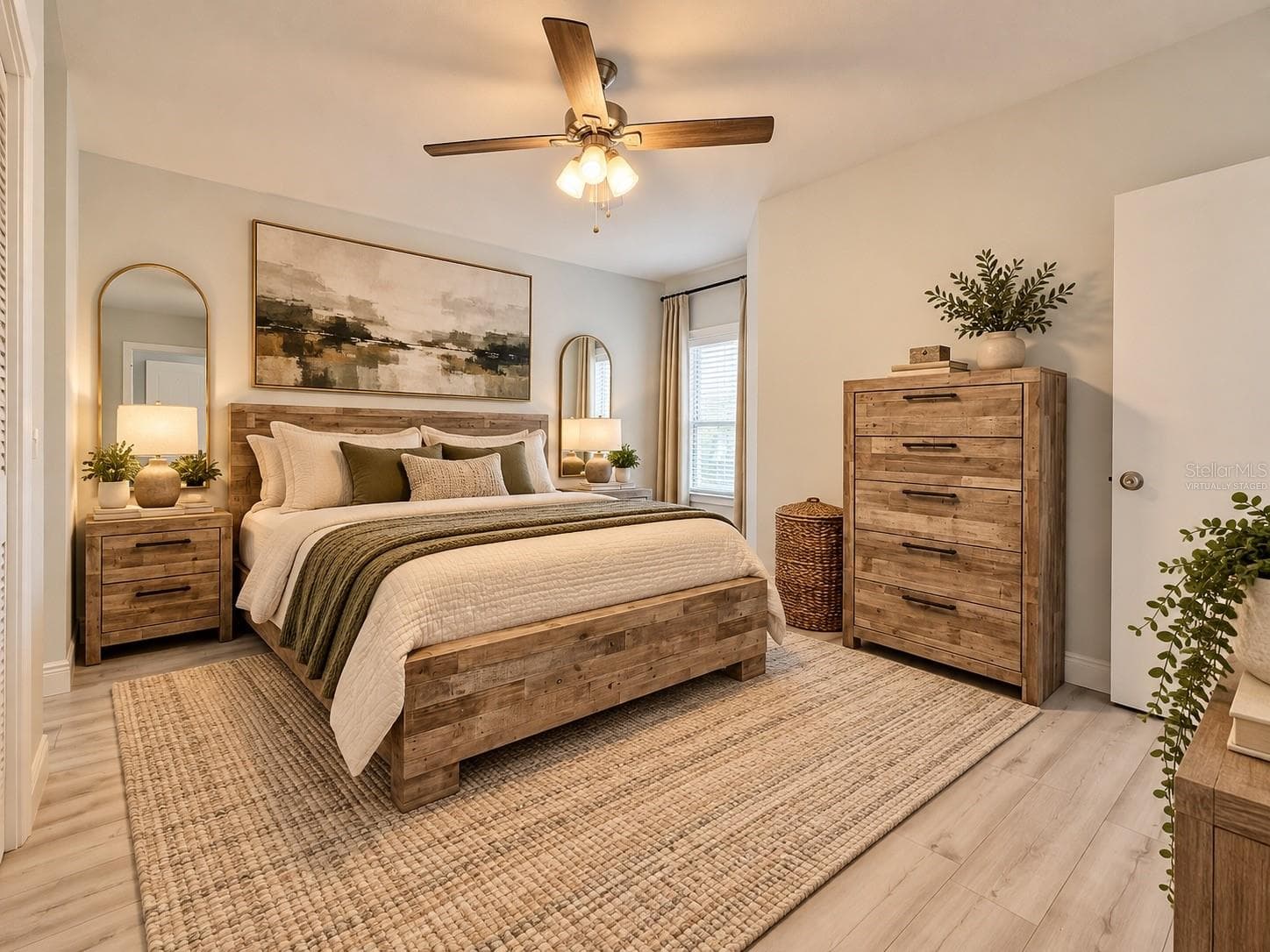 Primary Bedroom: Virtually staged - 4405 W FAIR OAKS AVE #19, TAMPA