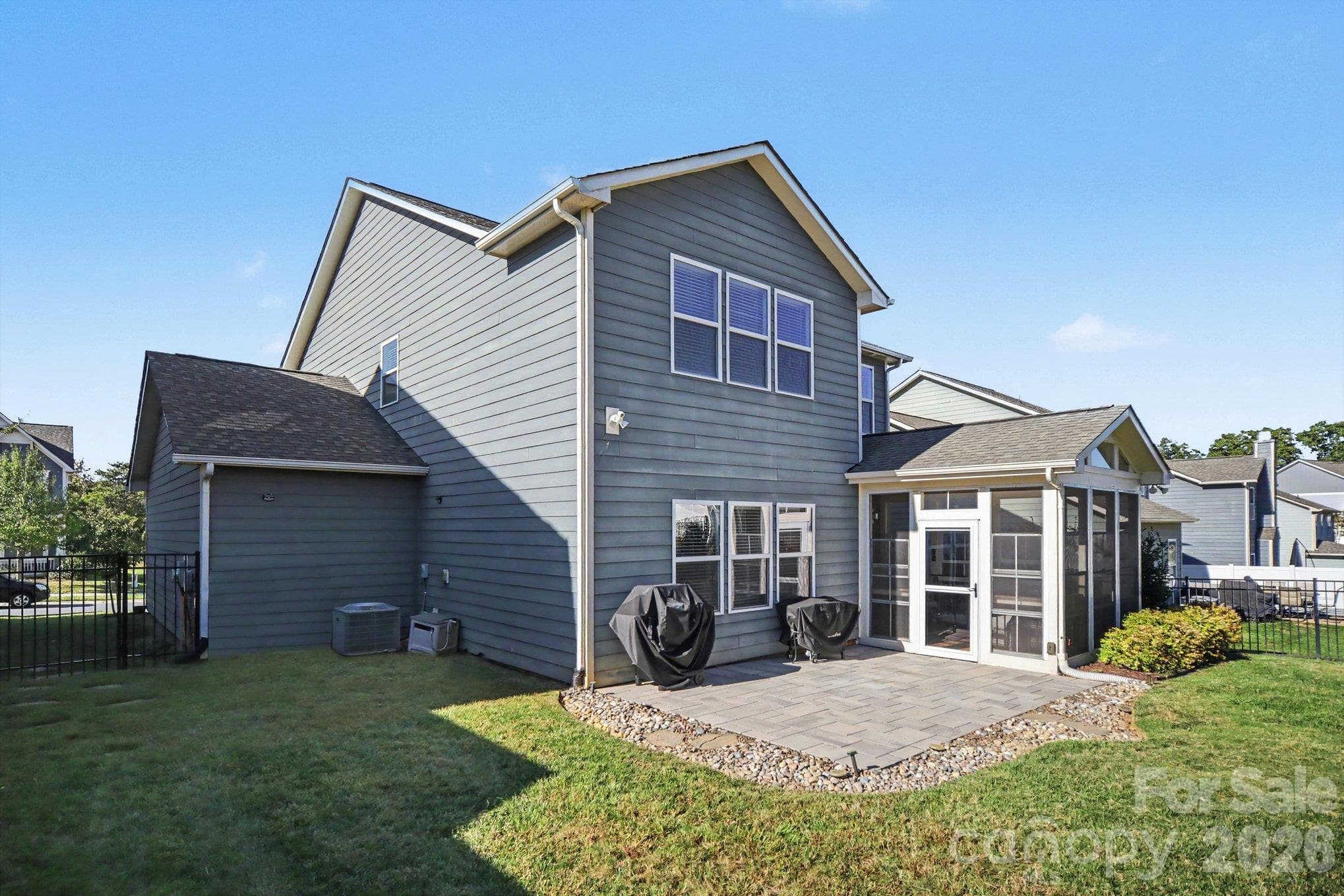 Rear View - 4410 Huntley Glen Drive, Pineville