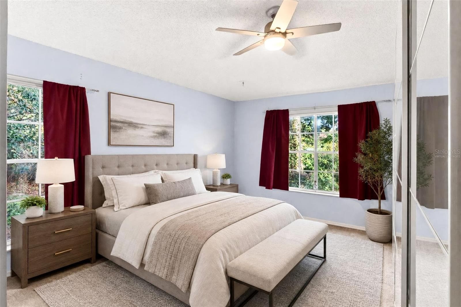 Primary Bedroom Virtually Staged - 168 PINE LAKE VIEW DR, DAVENPORT