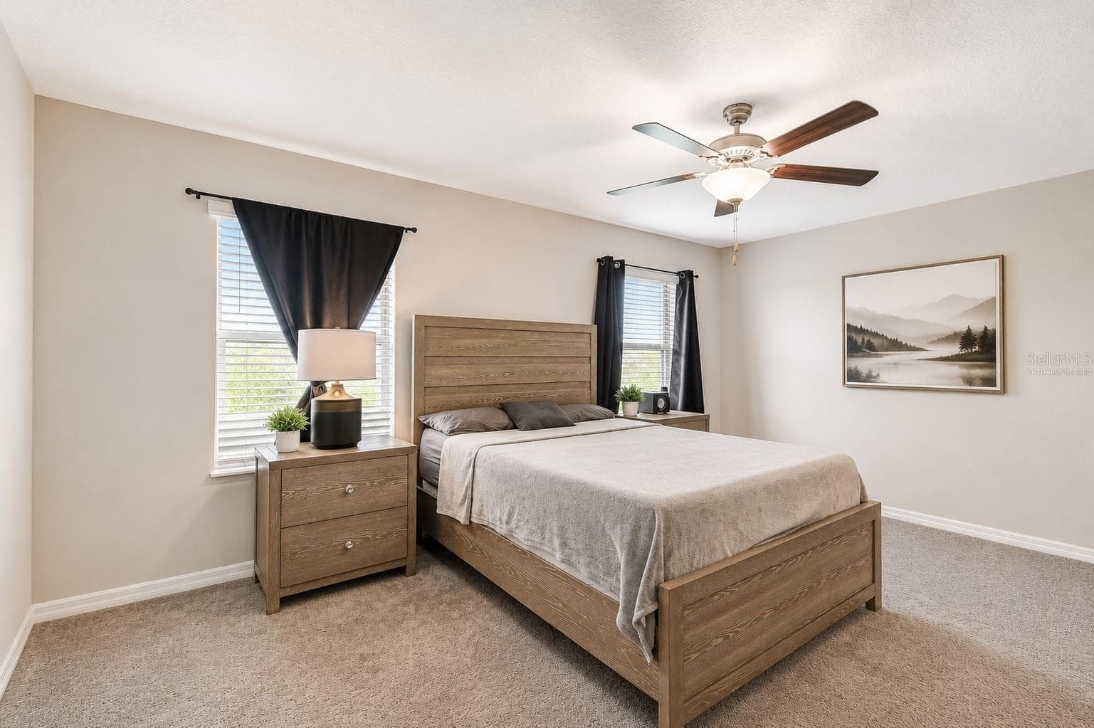Primary Bedroom Virtually Staged - 633 ROYAL EMPRESS DR, RUSKIN