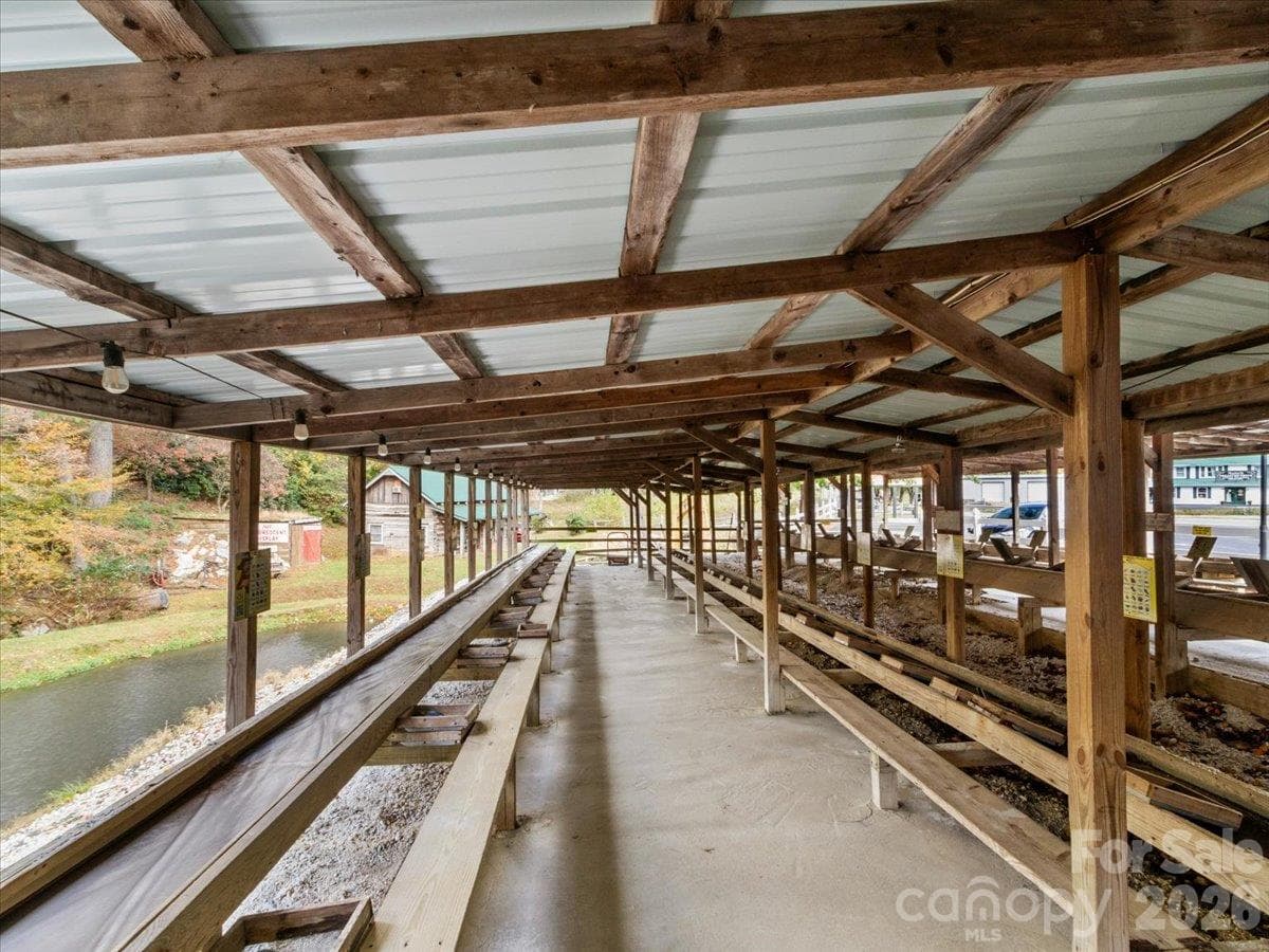 Outdoor mining troughs - 13780 S 226 Highway, Spruce Pine