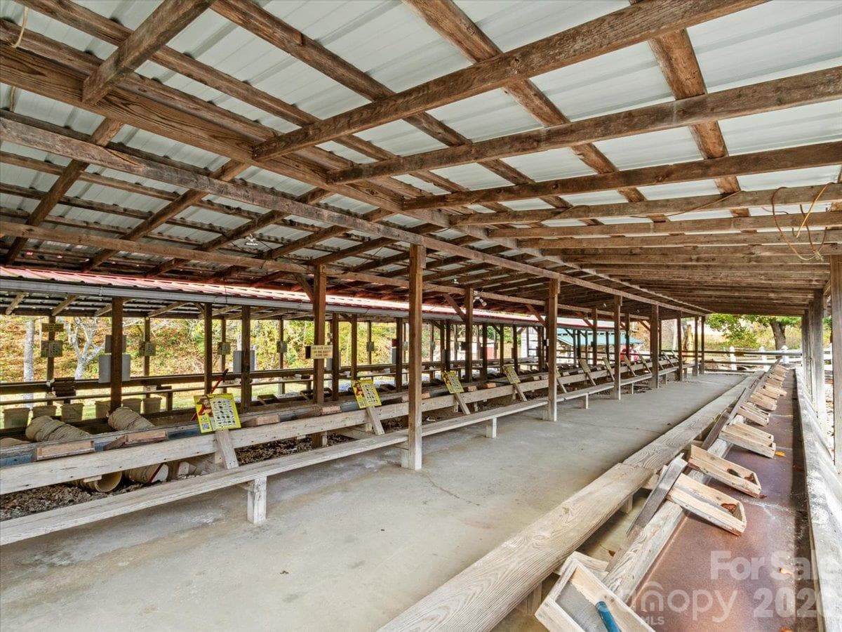Outdoor mining troughs - 13780 S 226 Highway, Spruce Pine