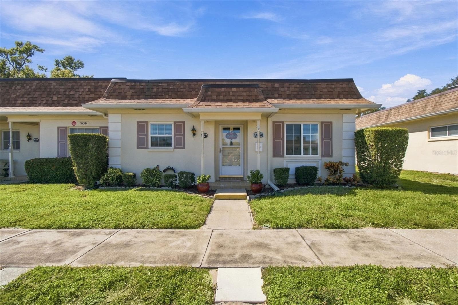 Front of the villa - 1659 S LAKE AVE #1, CLEARWATER