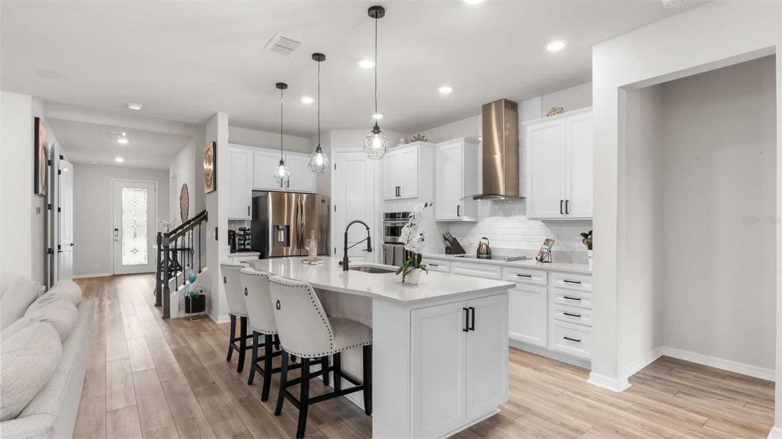 Kitchen: Closet Pantry, Modern Lighting Fixtures - 19234 MOSSY PINE DR, TAMPA