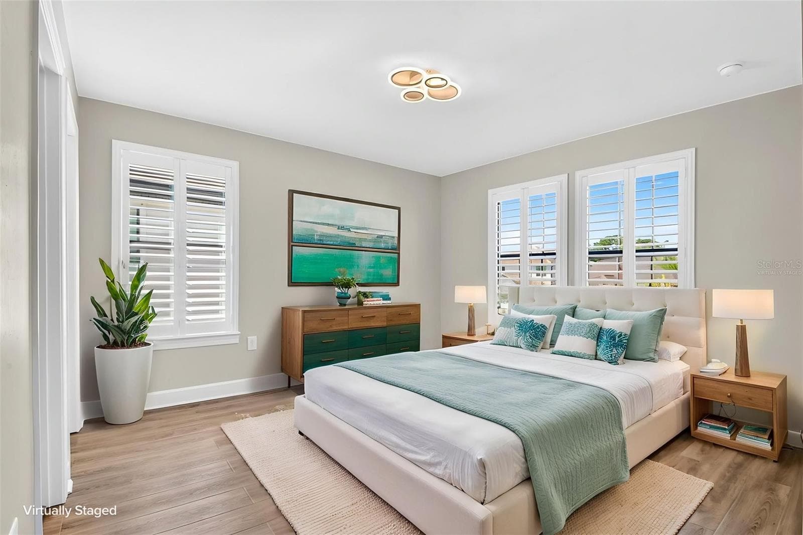 First floor bedroom virtually staged - 16320 HIDDEN OAK LOOP, BRADENTON