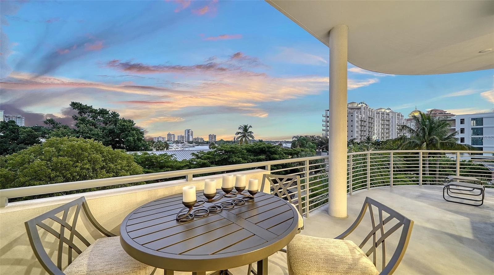 Front lanai previously furnished - 609 GOLDEN GATE PT #301, SARASOTA