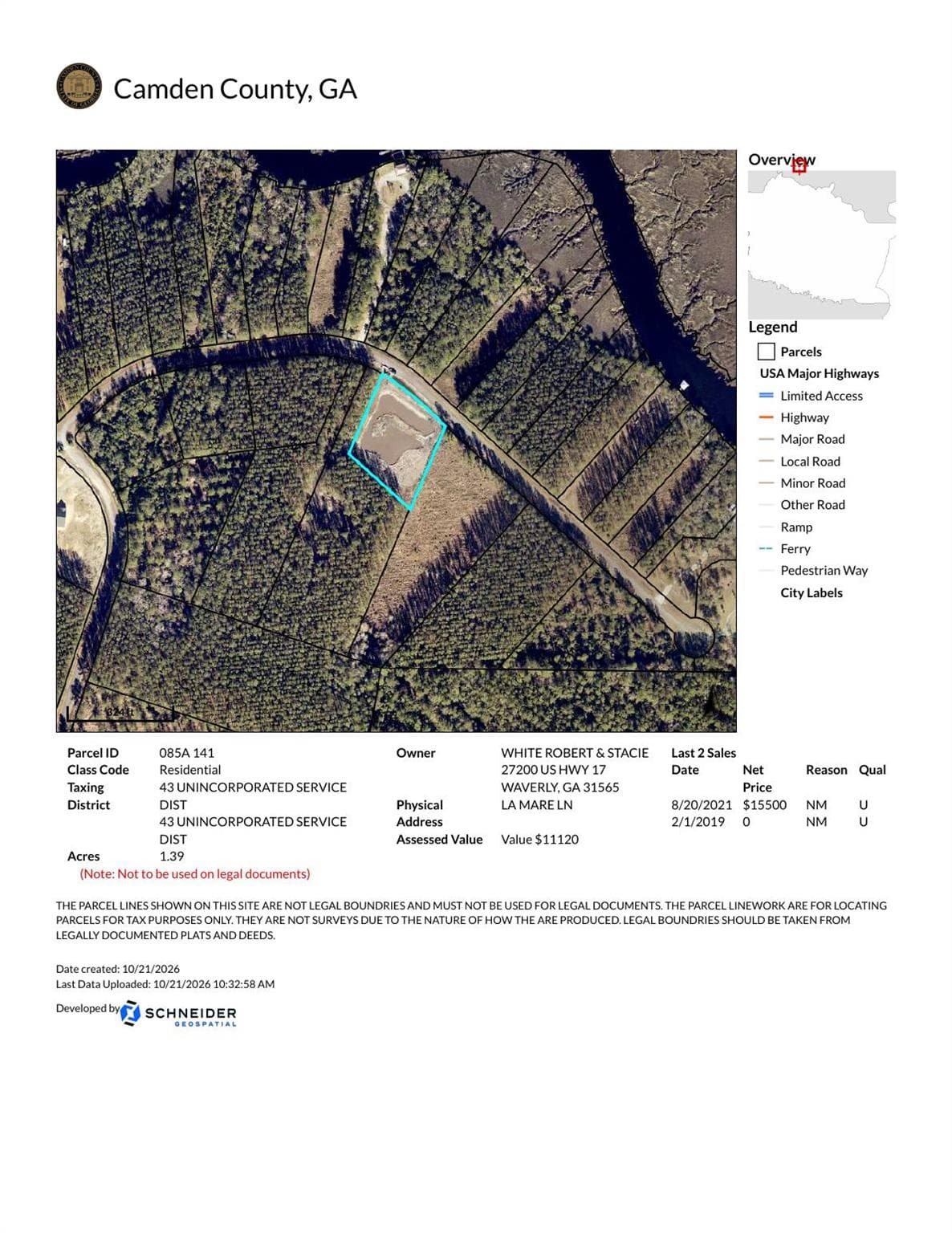 Lot at 306 La Mare Lane, Waverly, photo 2 of 4