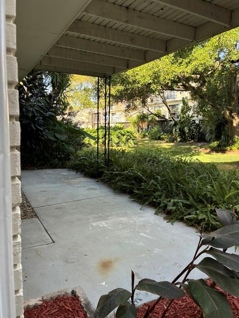 Full rear patio - 5999 VILLAGE CIR #990, ORLANDO
