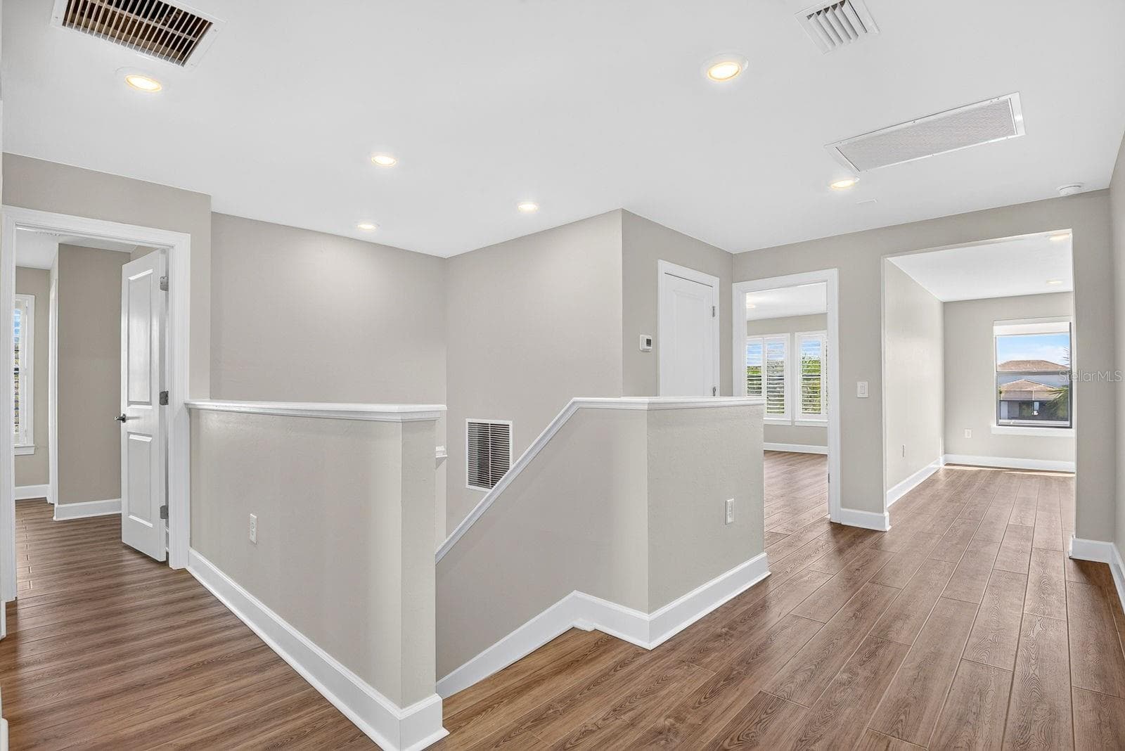 Second floor staircase - 16320 HIDDEN OAK LOOP, BRADENTON