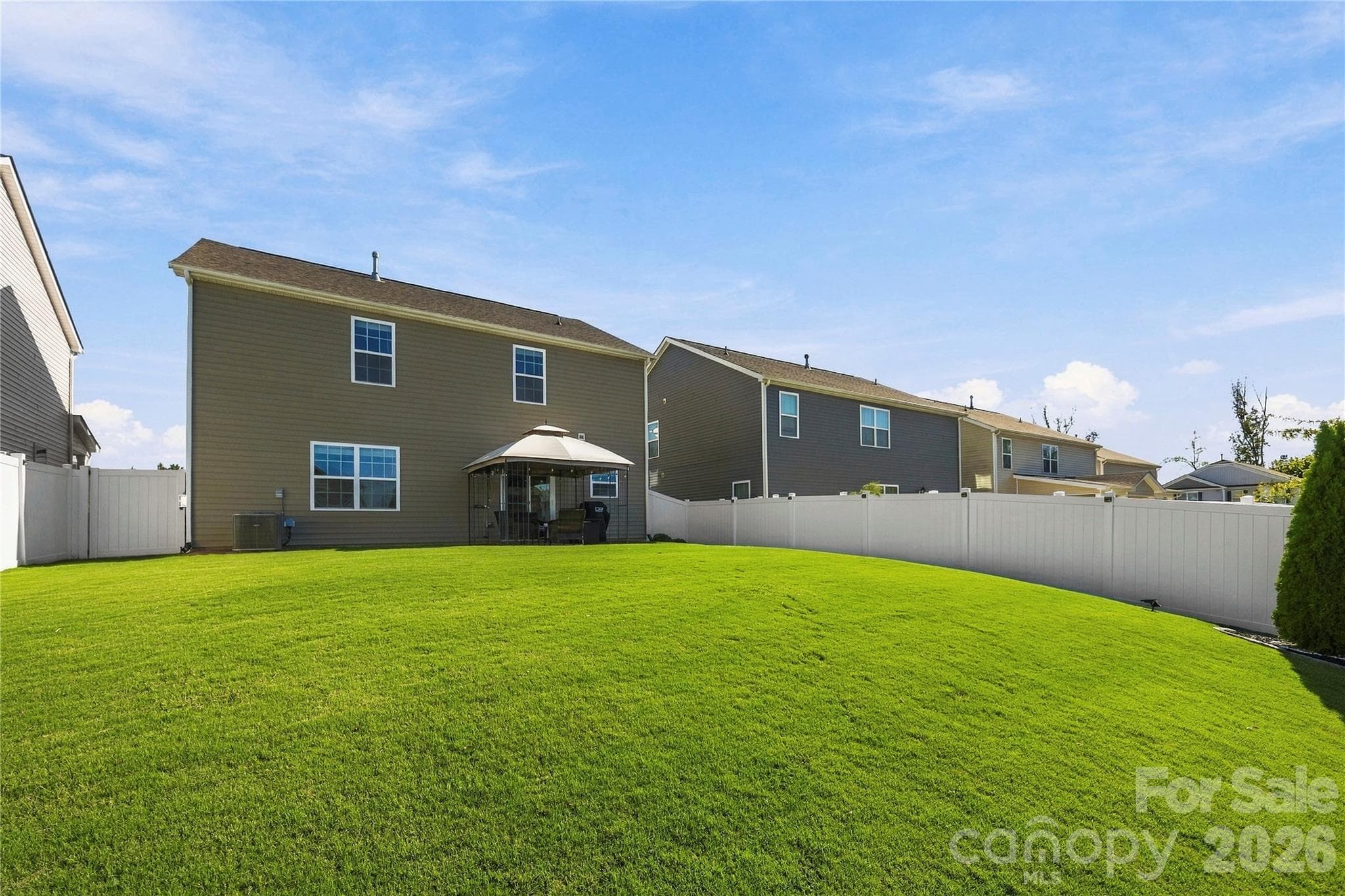 Enjoy a lush yard all season long with underground sprinkler system. - 9022 Poquoson Drive, Gastonia
