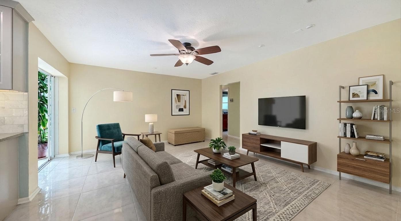 Staged Family or Dining Room - 2295 PINE VIEW CIR, SARASOTA