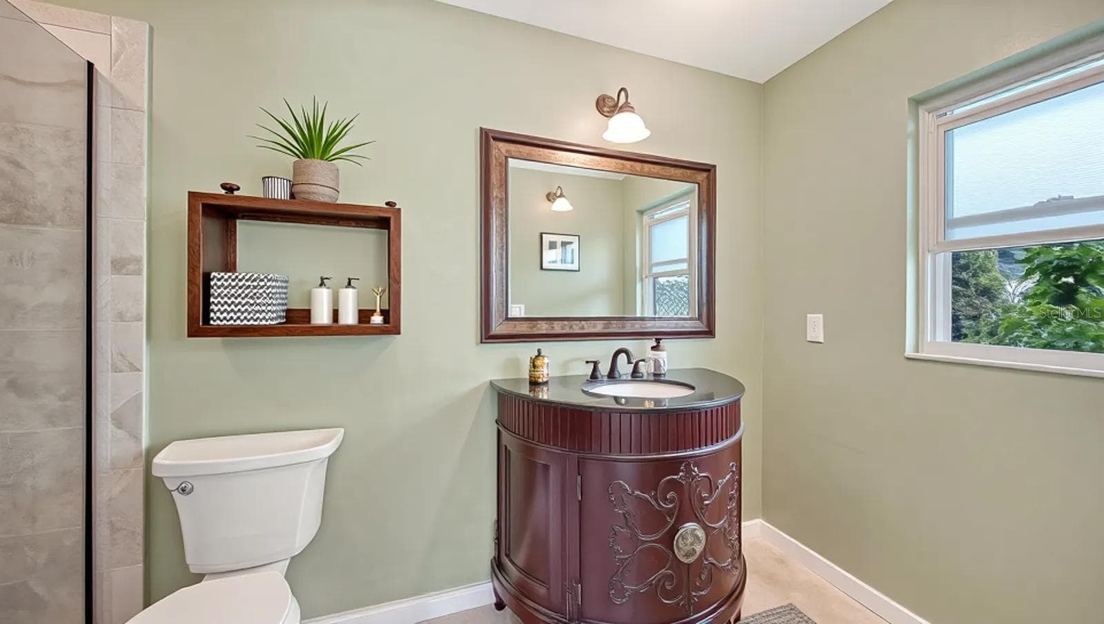 Staged Updated Primary Bathroom - 2295 PINE VIEW CIR, SARASOTA