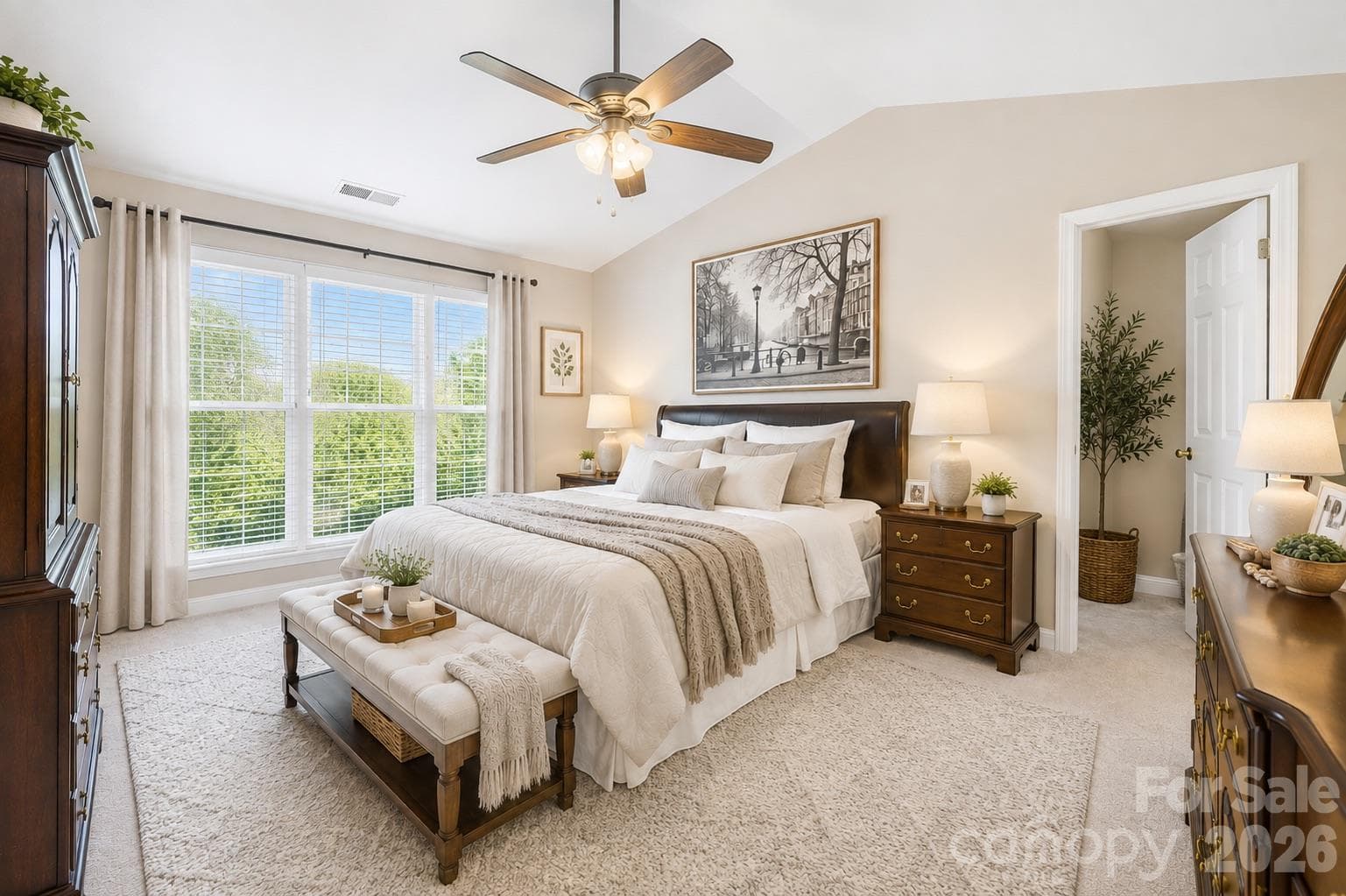 Virtually Staged with Current New Wall Paint Color - 5899 Crimson Oak Court, Harrisburg