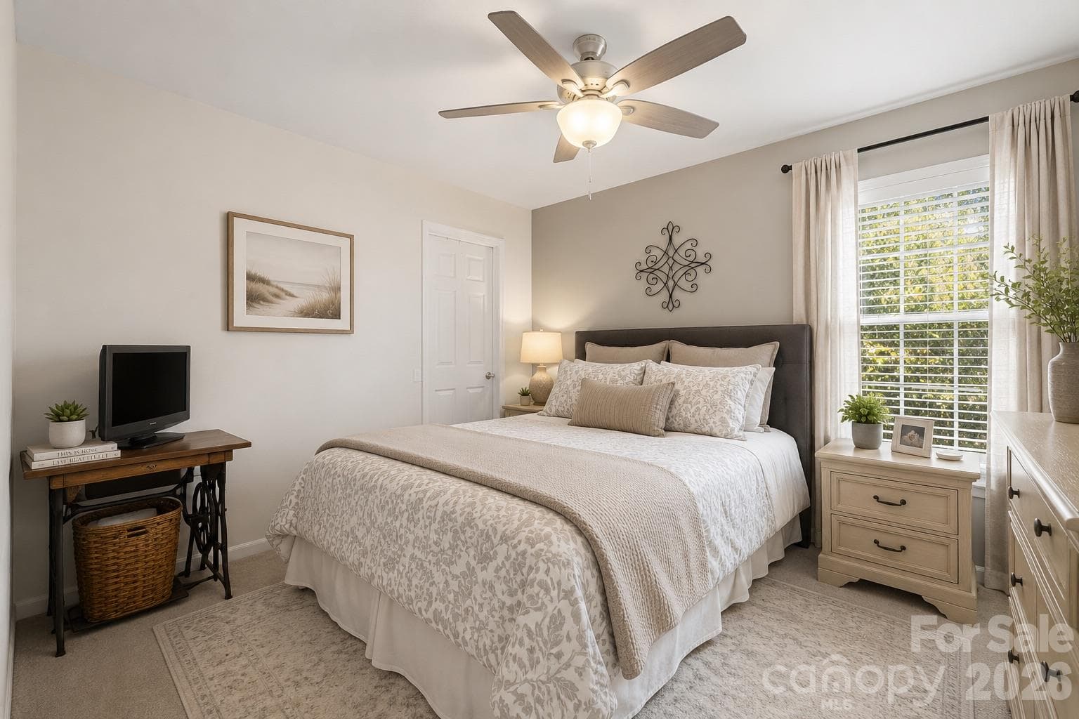 Virtually Staged with Current New Wall Paint Color - 5899 Crimson Oak Court, Harrisburg