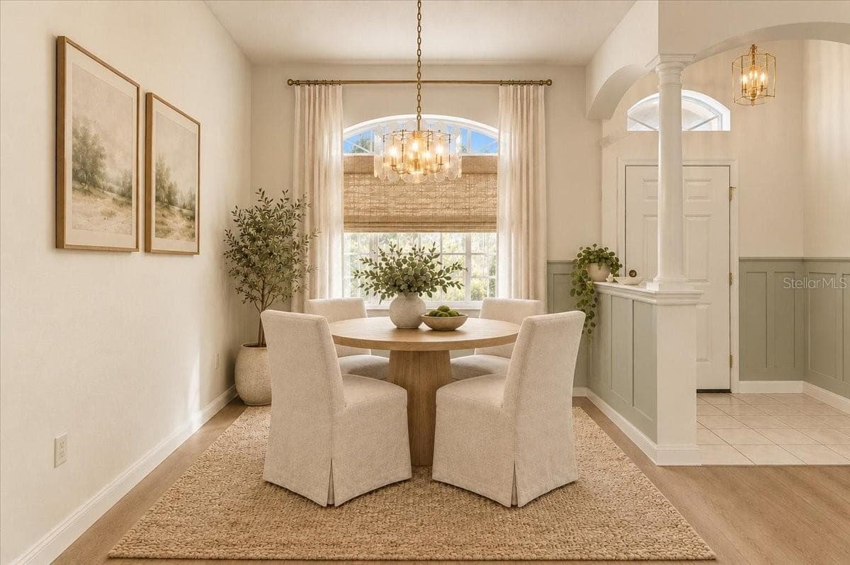 VIRTUALLY RENOVATED DINING - 1731 BROOKSTONE WAY, PLANT CITY