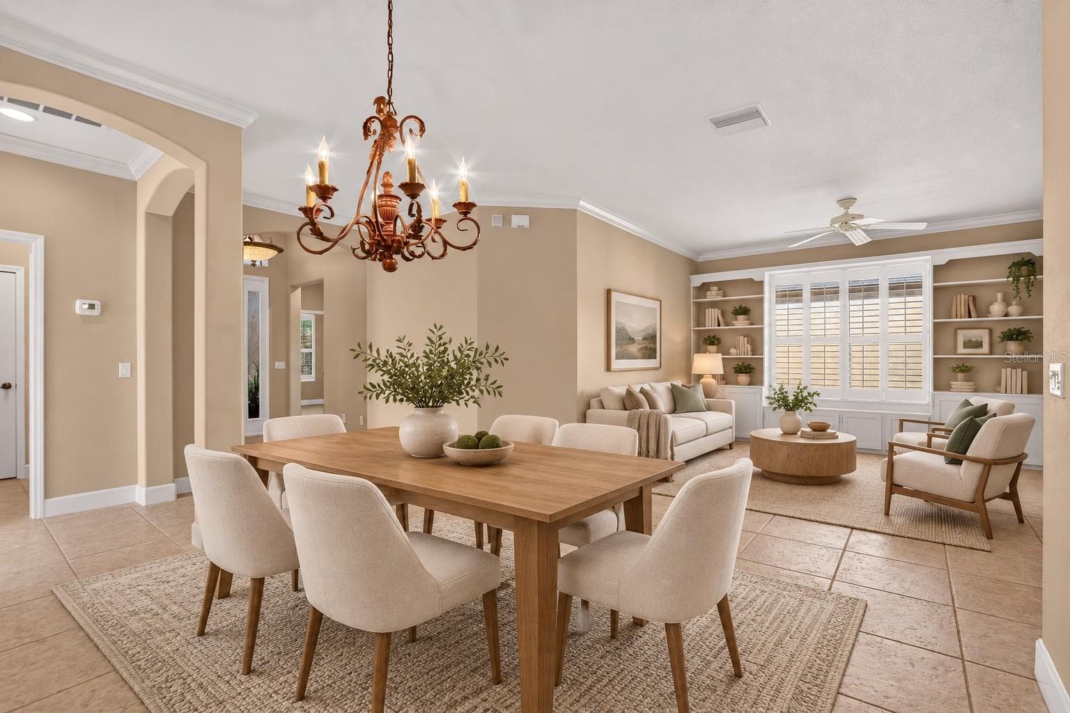 Virtual Dinning Room to Sitting Room - 213 SILVER FALLS DR, APOLLO BEACH