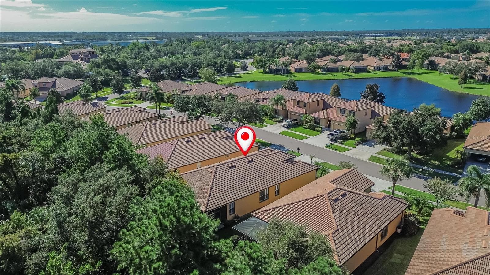 Aerial View of Property - 213 SILVER FALLS DR, APOLLO BEACH