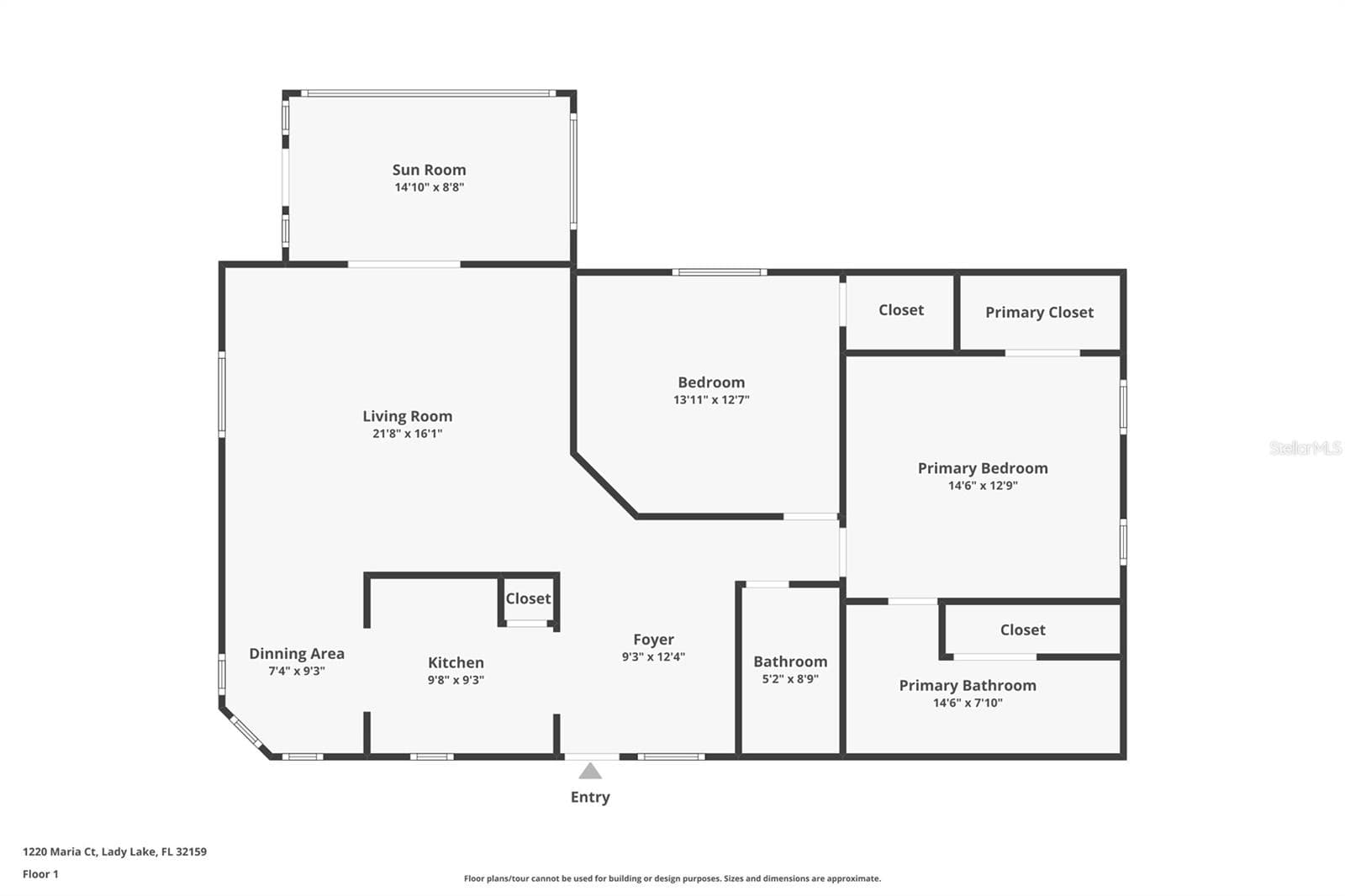 Floorplan - 1220 MARIA CT, LADY LAKE