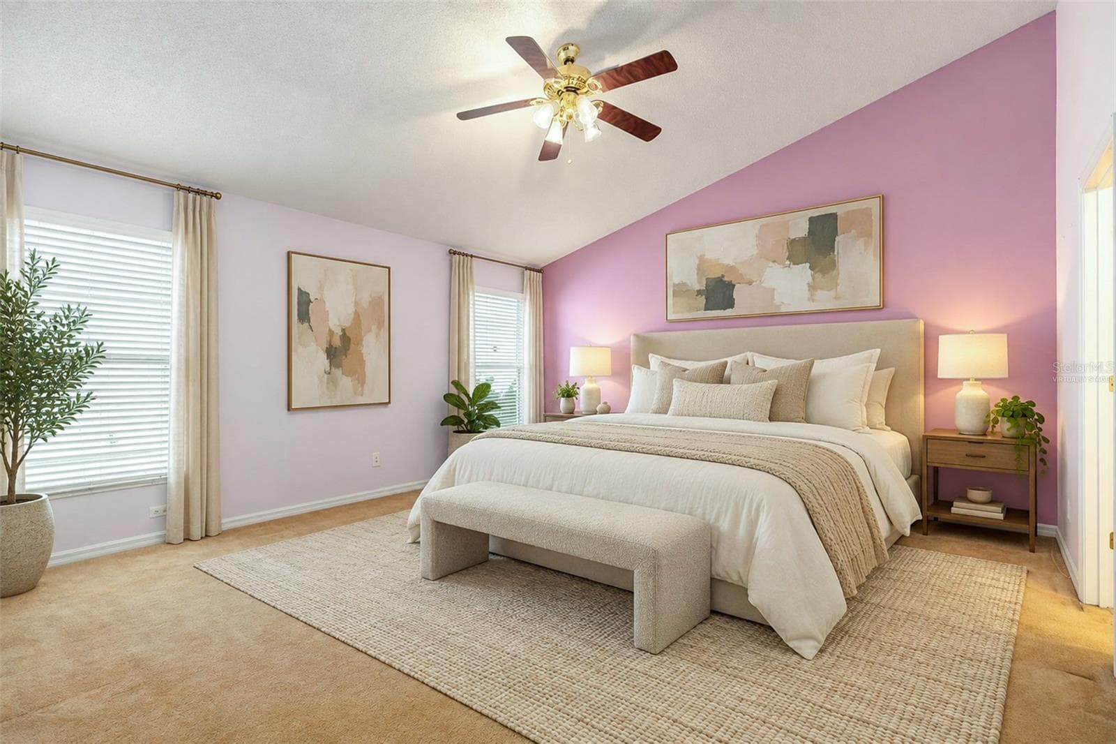 Virtually StagedPrimary Bedroom - 2410 SIWARD AVE, ORLANDO