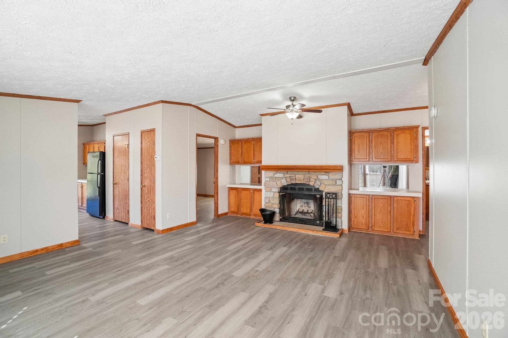 Left of the fireplace, - 202 Banyan Road, Candler
