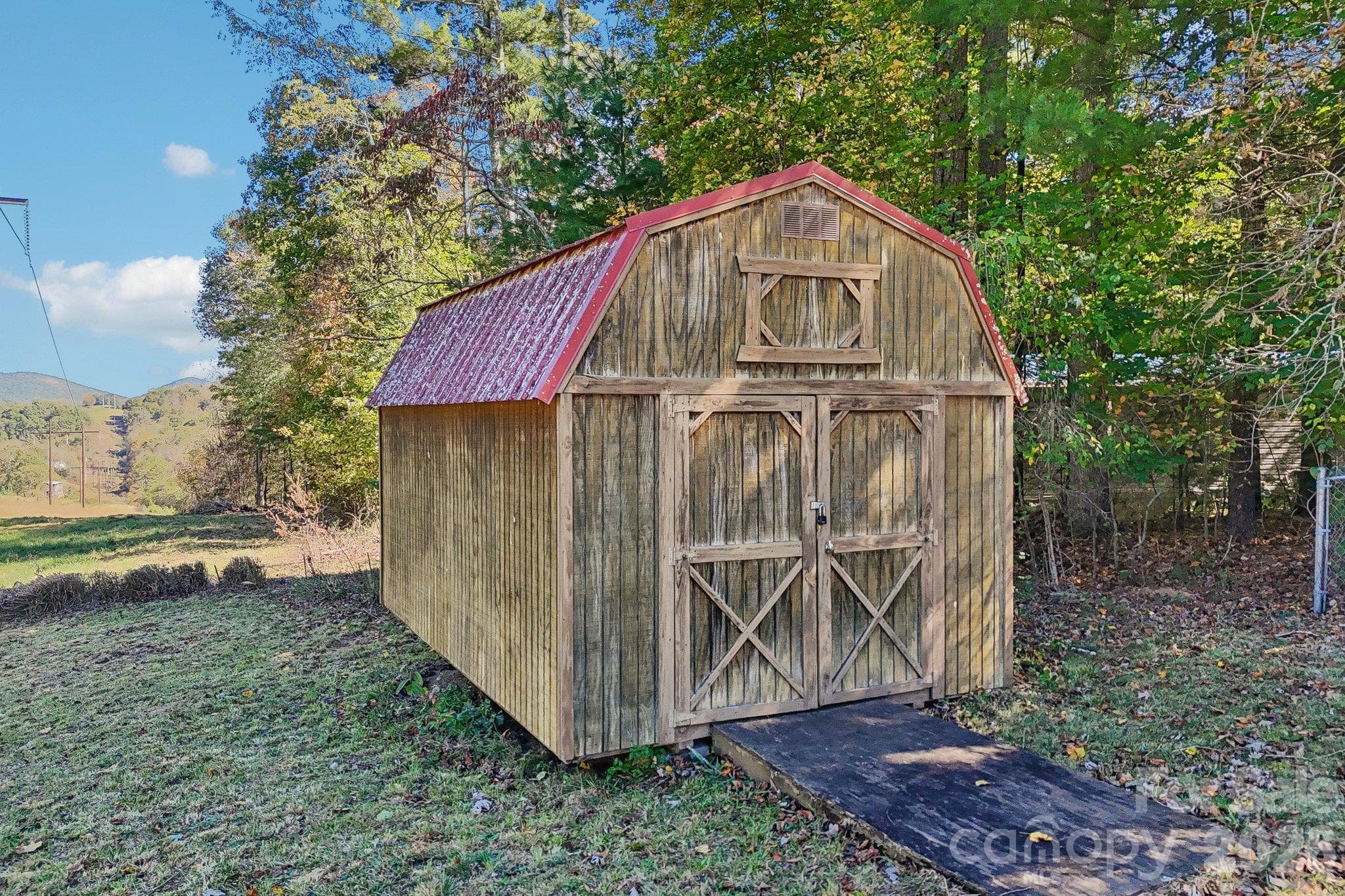 A final feature is the outdoor shed, approximately 18' x 12'. - 202 Banyan Road, Candler