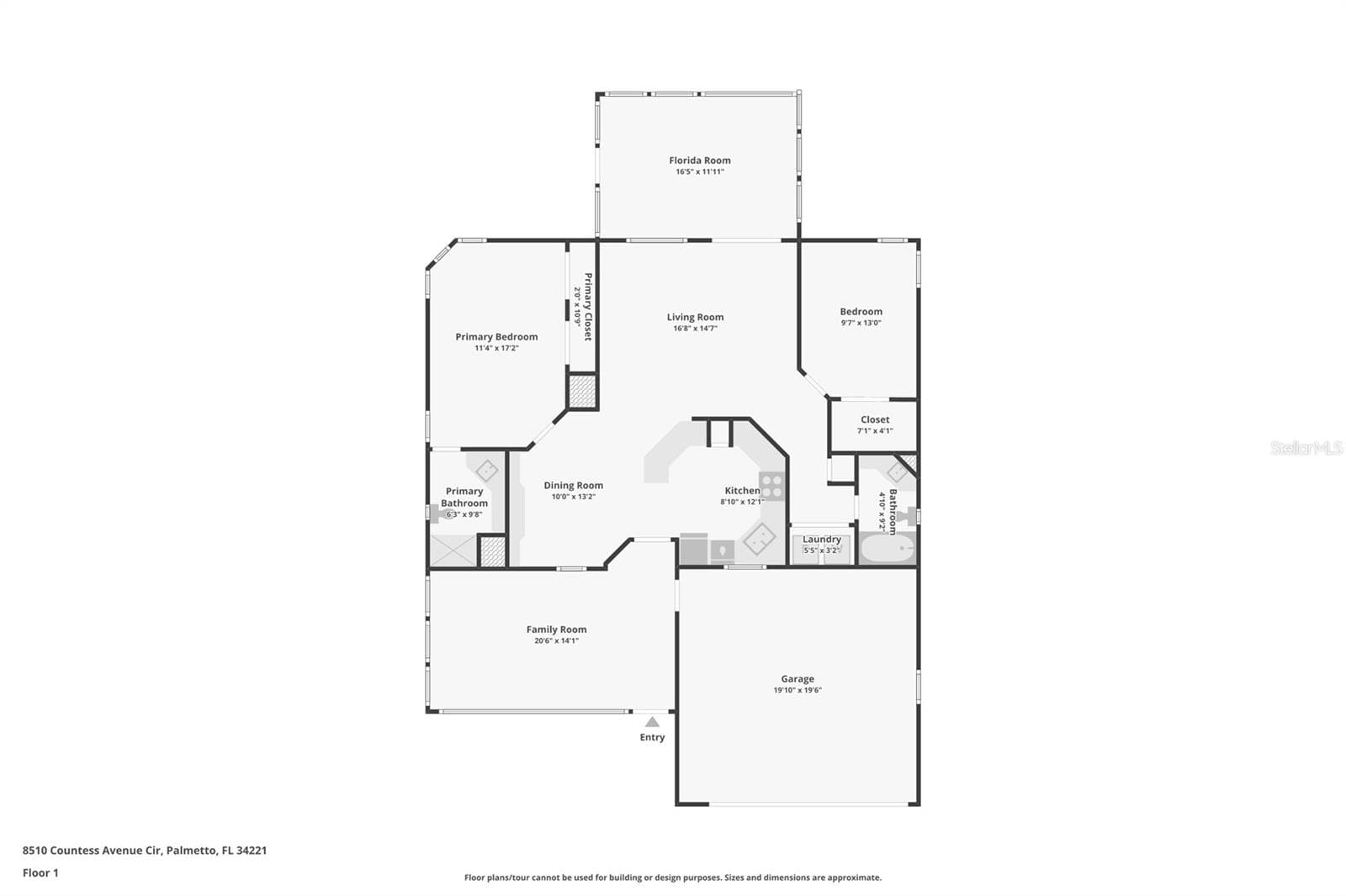 Floor Plan - 8510 COUNTESS AVENUE CIR, PALMETTO