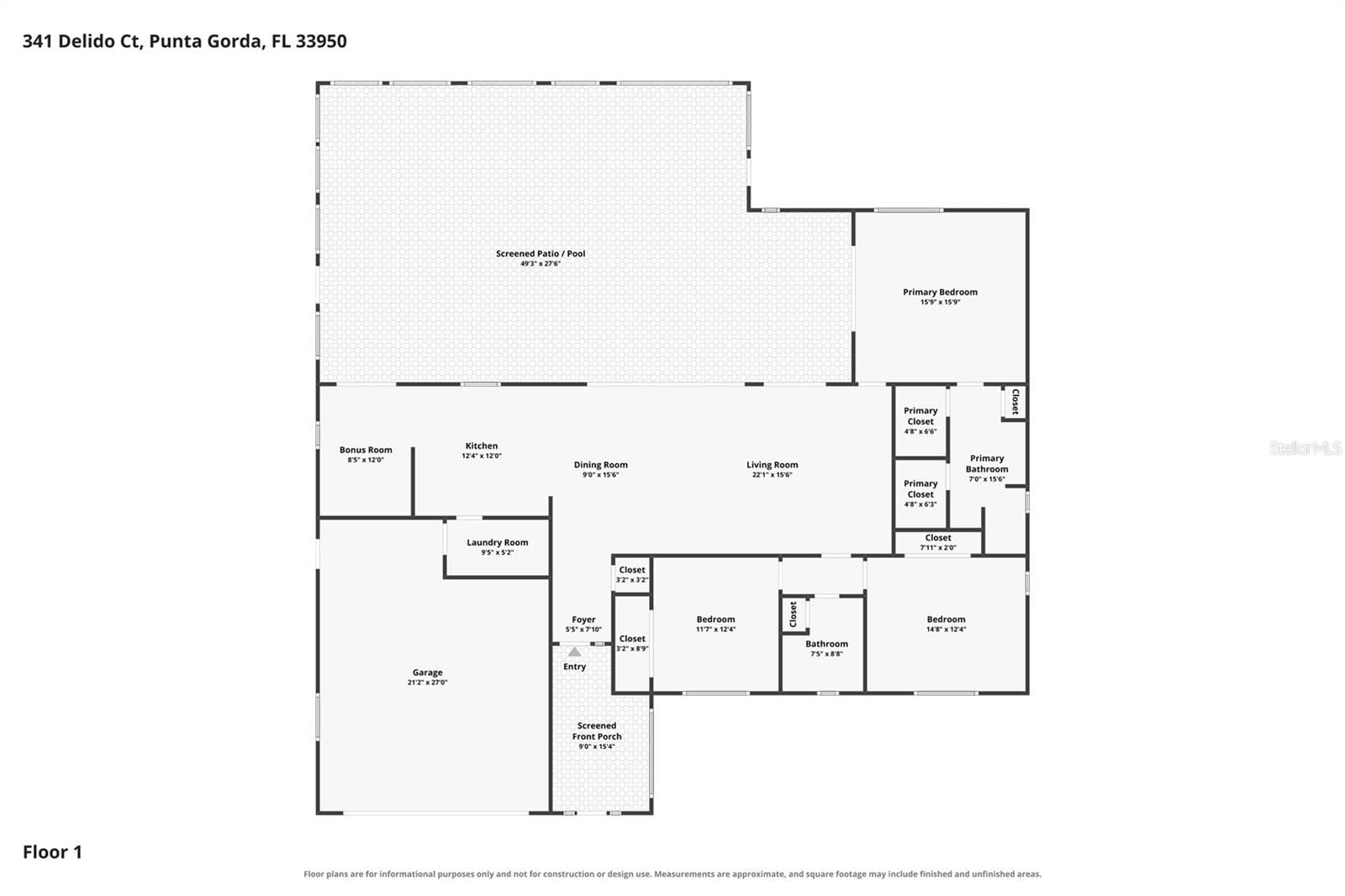Single Family Residence at 341 DELIDO CT, PUNTA GORDA, photo 70 of 70