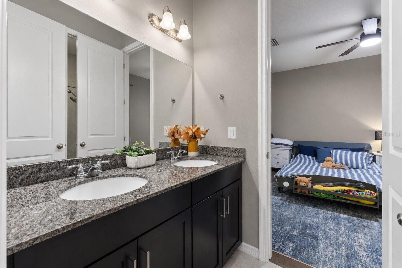 Jack and Jill Bathroom - 18922 ROSEATE DR, LUTZ