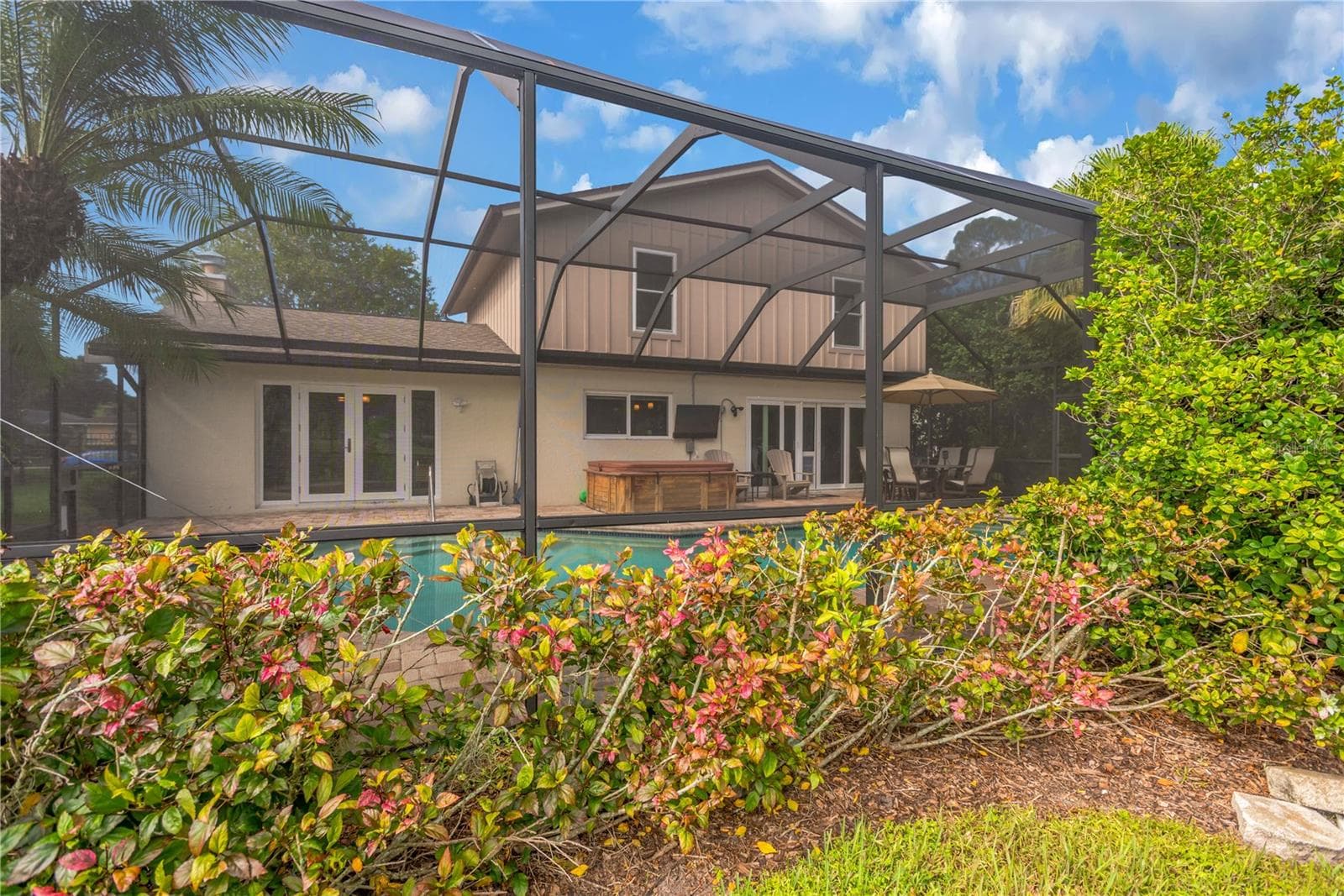View from golf course - 16407 W COURSE DR, TAMPA