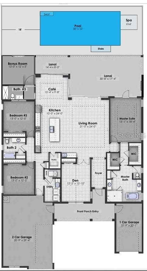Single Family Residence at 18035 HOME RUN DR, VENICE, photo 70 of 86