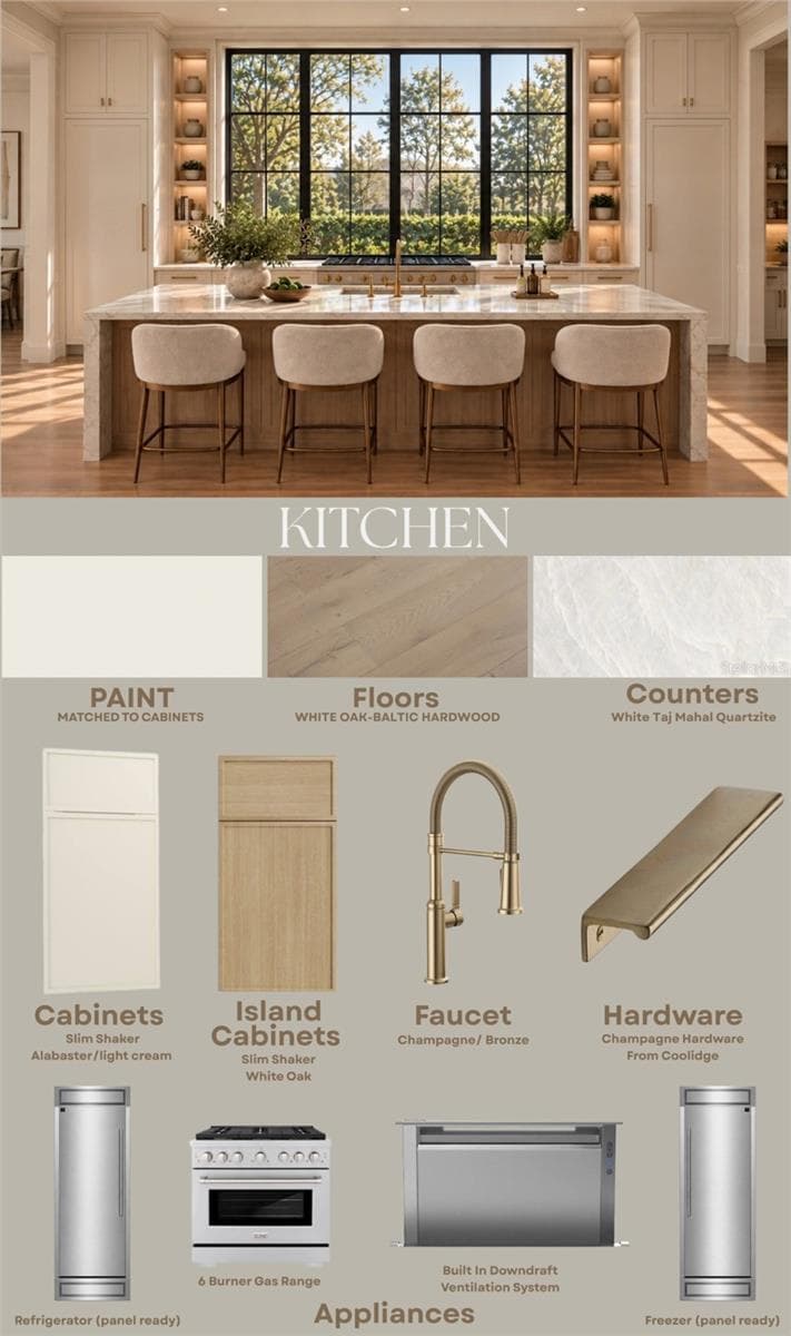kitchen finishes - 2313 N RIVERSIDE DR, TAMPA