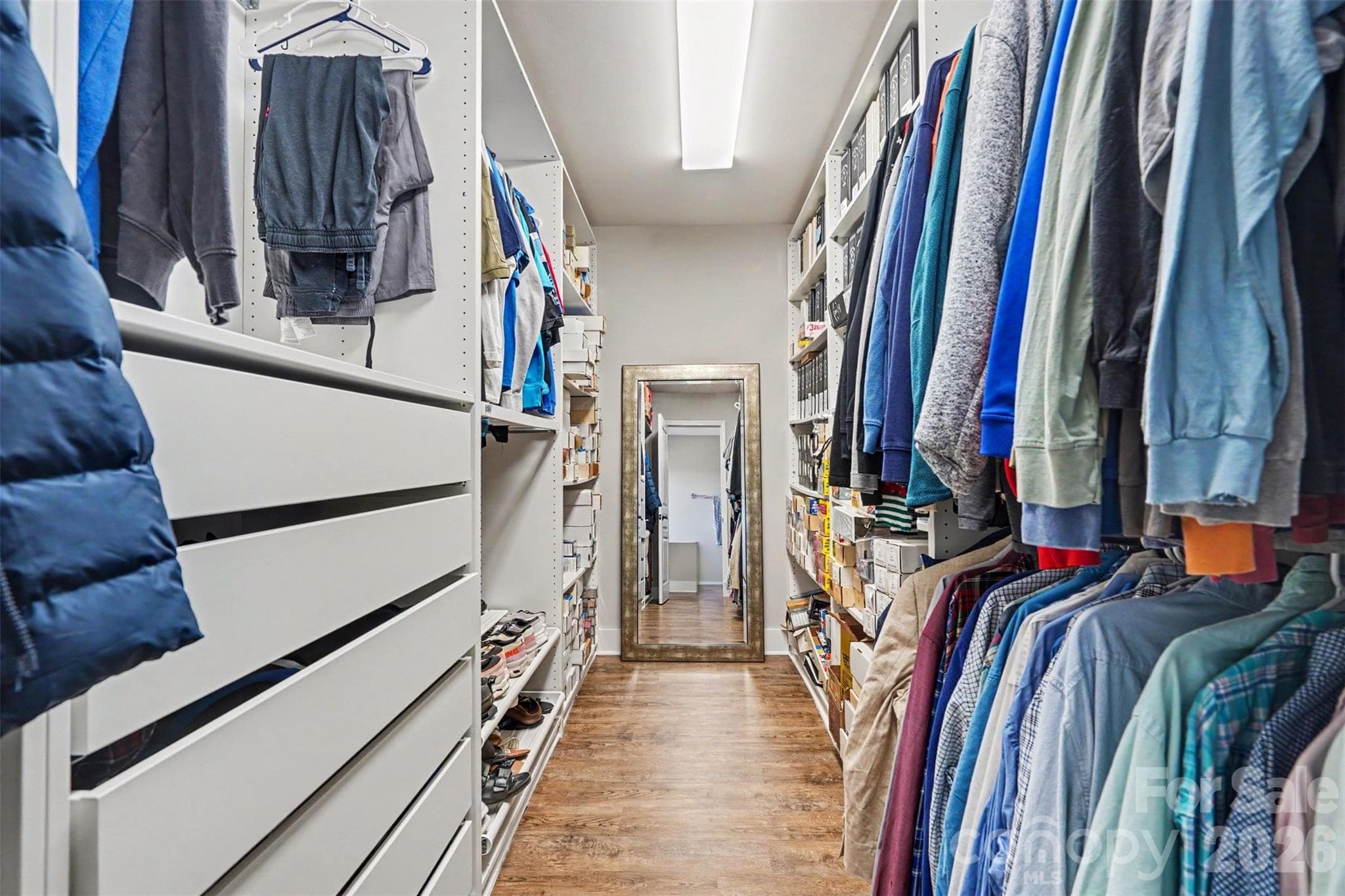 Closet Envy! This closet features so. much storage....Built-in's and No Carpet! - 3585 Leighton Drive SW, Concord