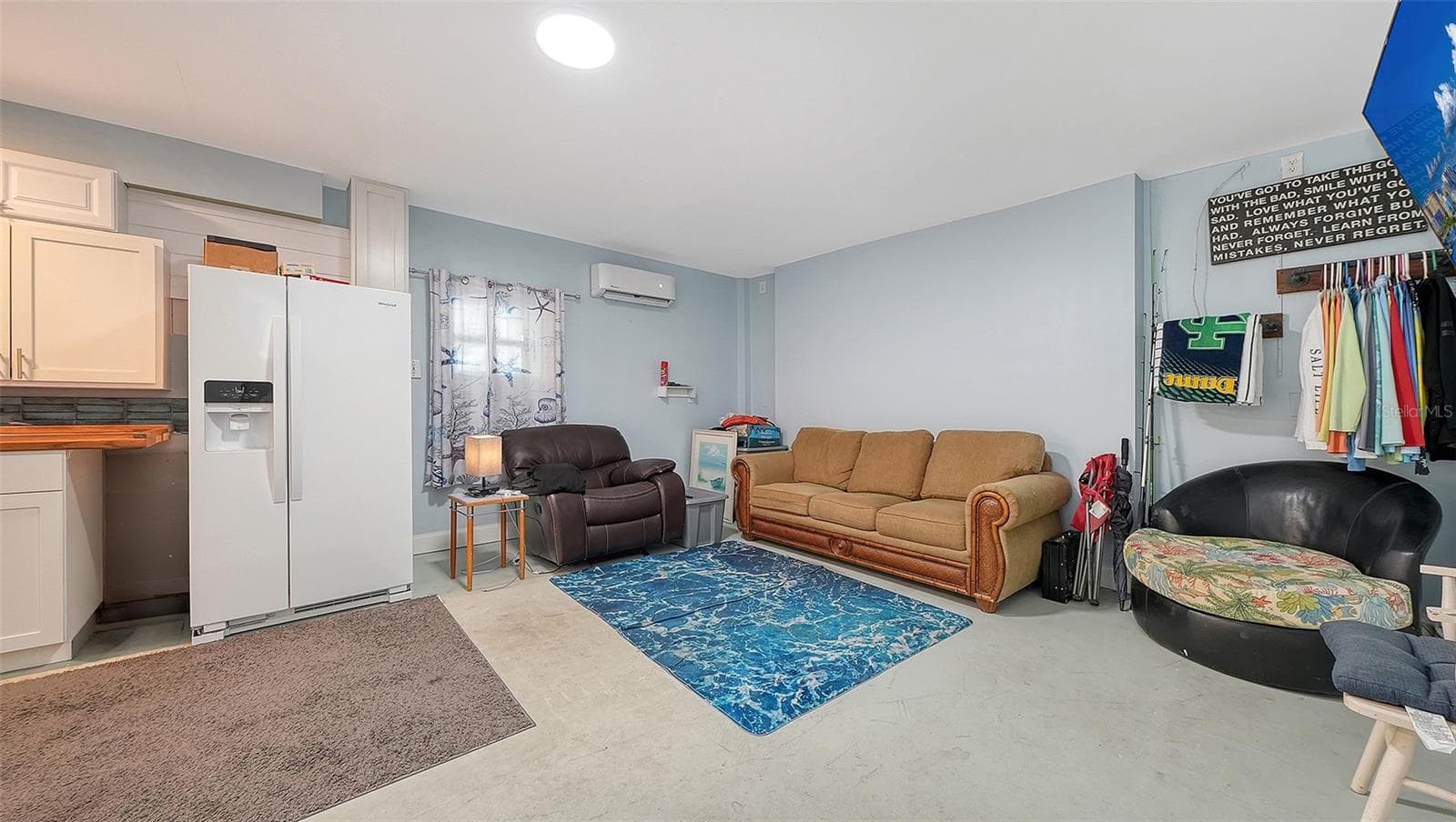 Ground floor under Unit A, efficiency apartment or in-law suite/storage space. - 2514 AVENUE B, BRADENTON BEACH