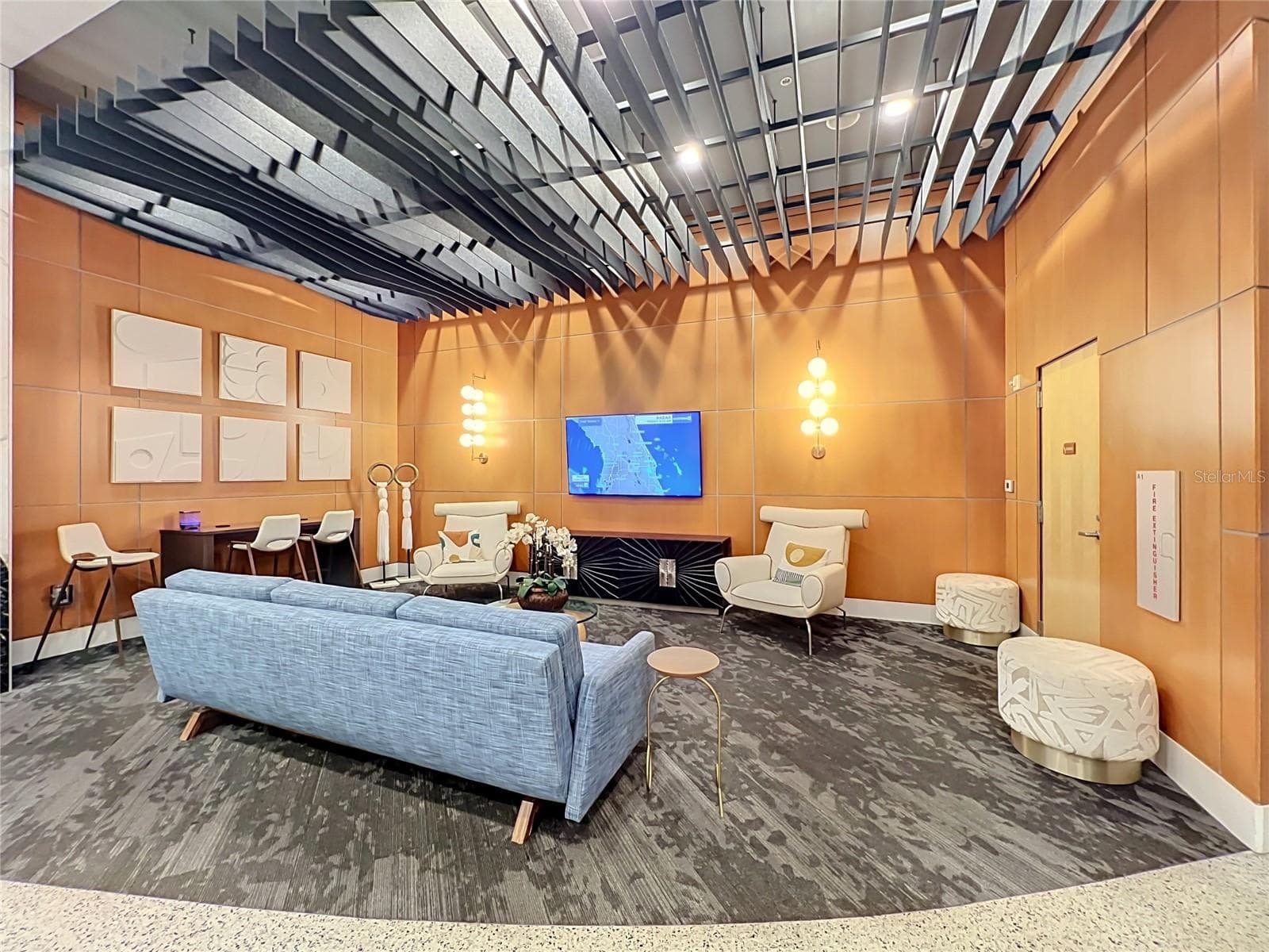 Common area by Concierge Desk for Owners and Guests. - 155 S COURT AVE #2107, ORLANDO