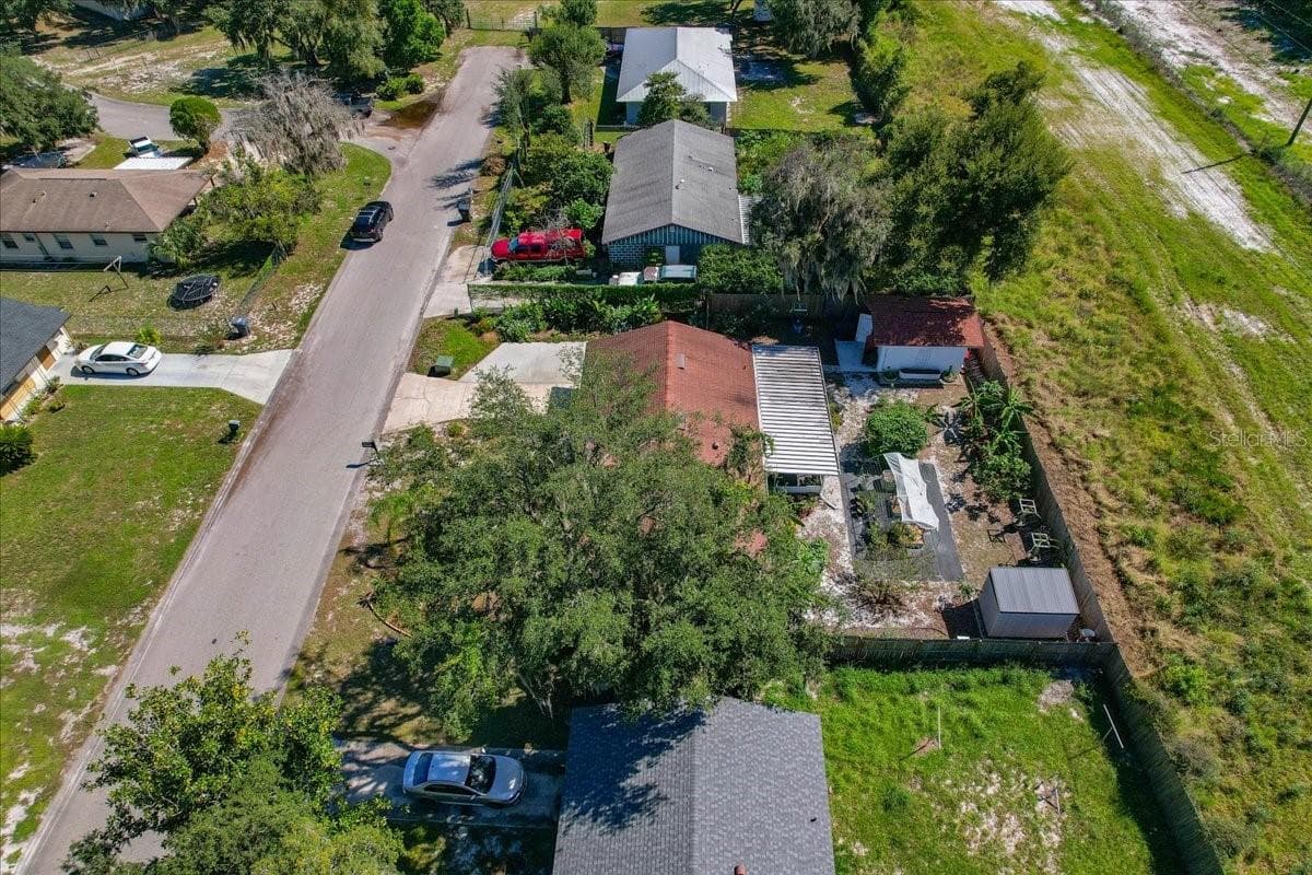 Aerial view - 4801 WESTON RD, BARTOW