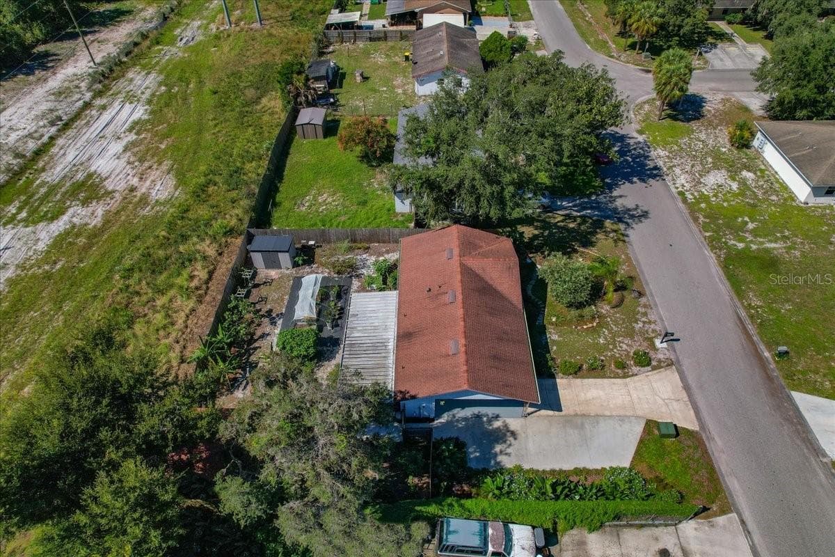 Aerial view - 4801 WESTON RD, BARTOW