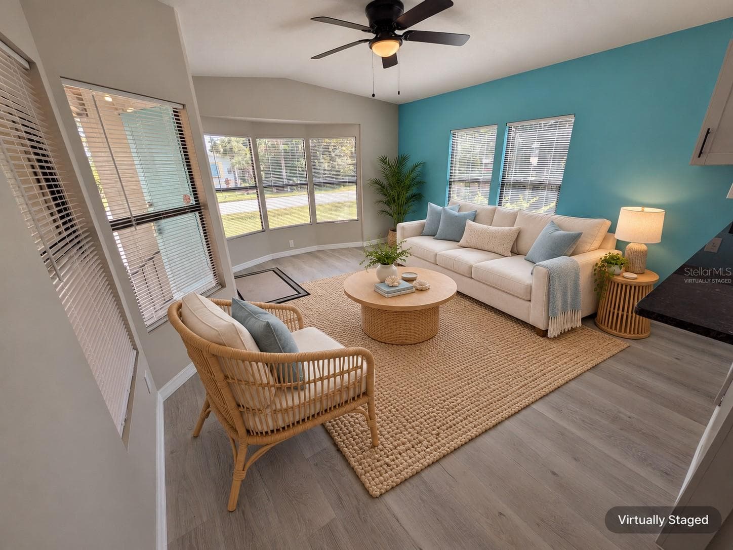 VIRTUALLY STAGED LIVING AREA - 3125 BAYBERRY AVE, PUNTA GORDA