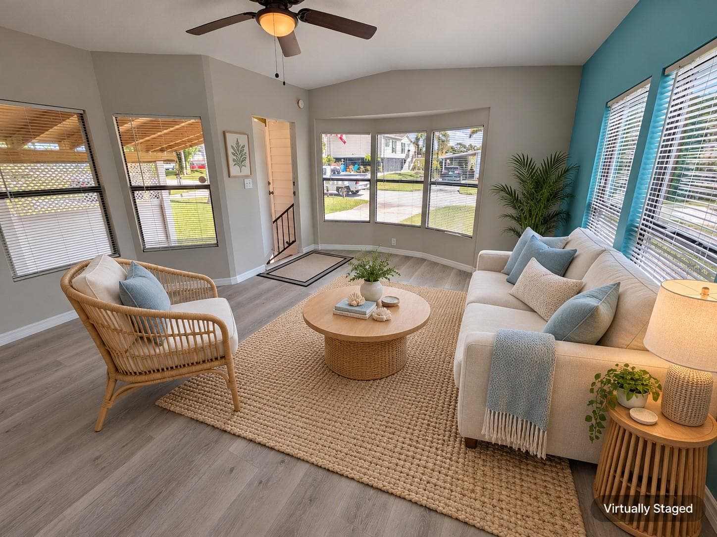 VITRUALLY STAGED LIVING AREA - 3125 BAYBERRY AVE, PUNTA GORDA