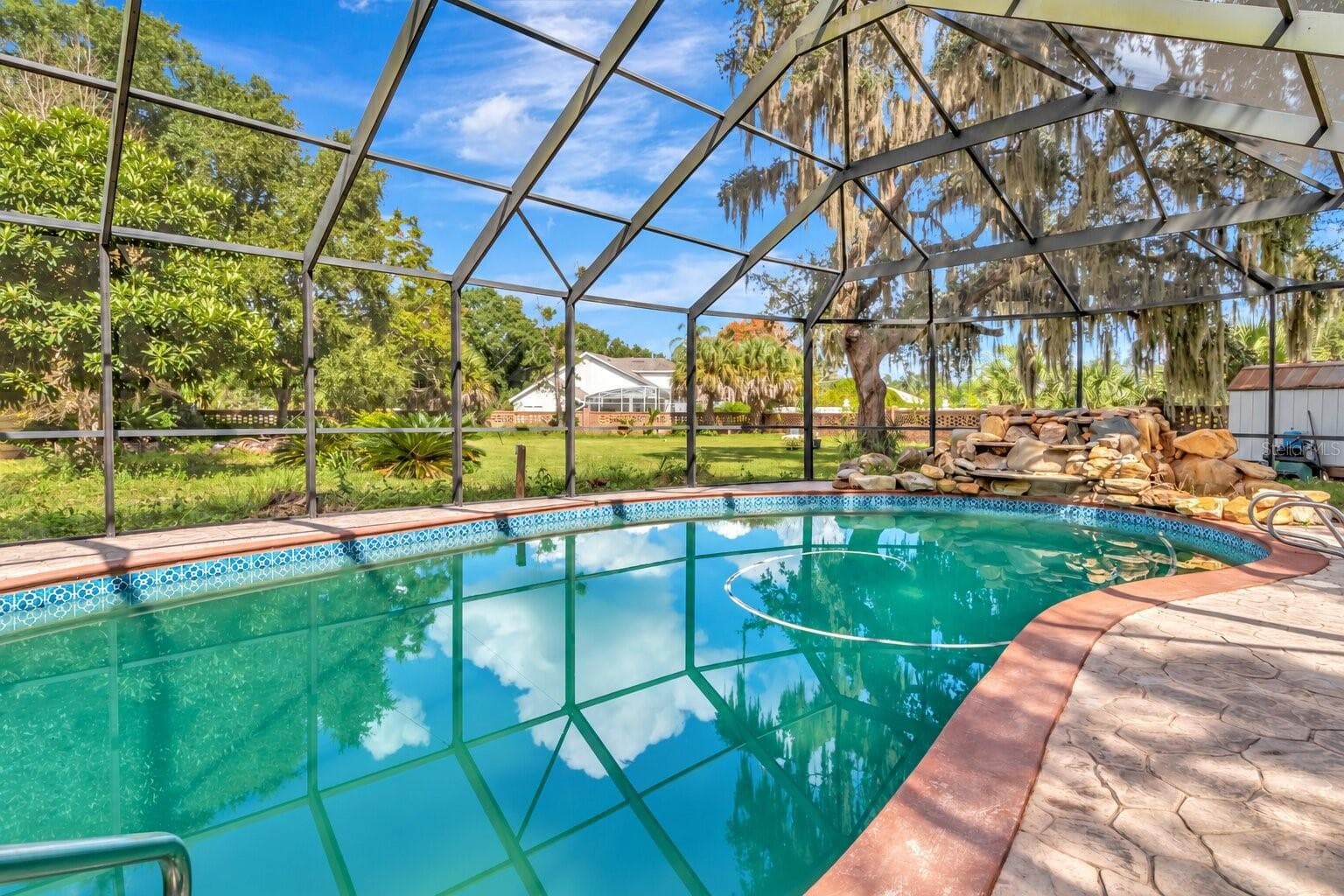Pool Area - 1351 MARKHAM WOODS RD, LONGWOOD