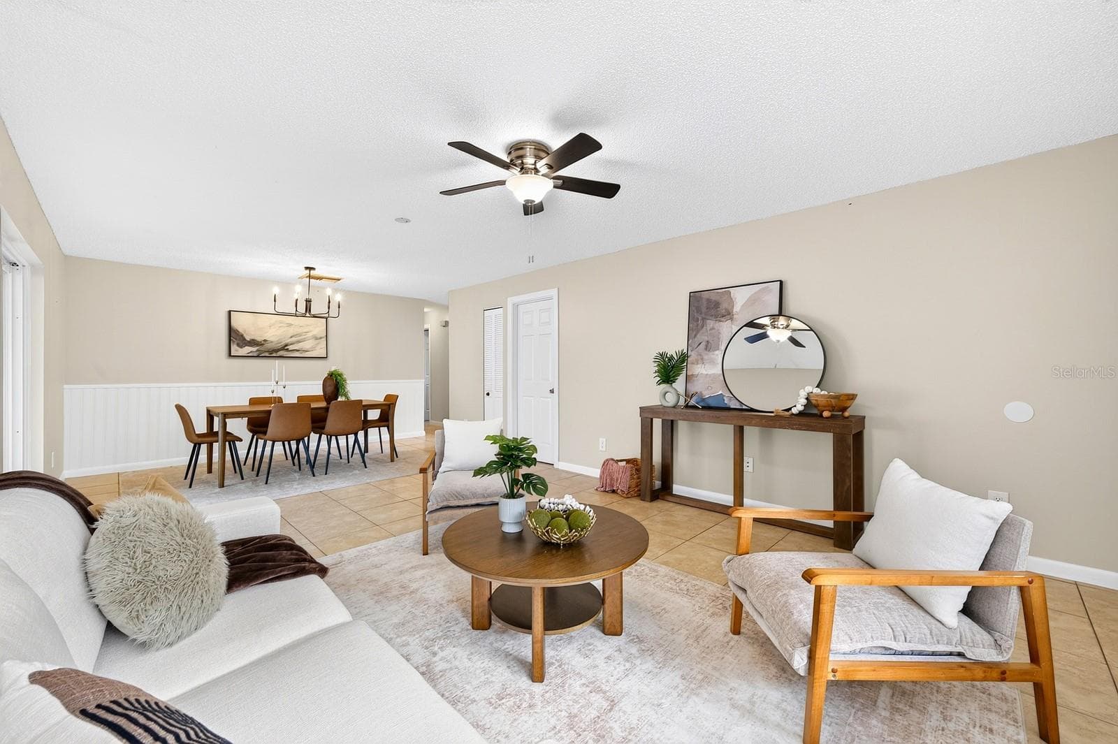 Durable, EASY-CARE TILE FLOORING runs throughout the main living areas. - 543 HIBISCUS WAY #9C, ORLANDO