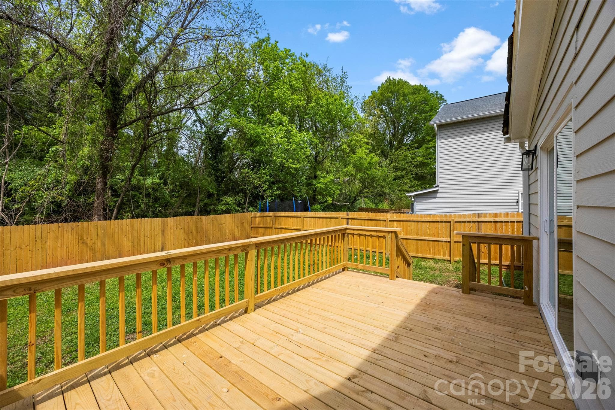 Spacious back deck - 2942 Reid Avenue, Charlotte