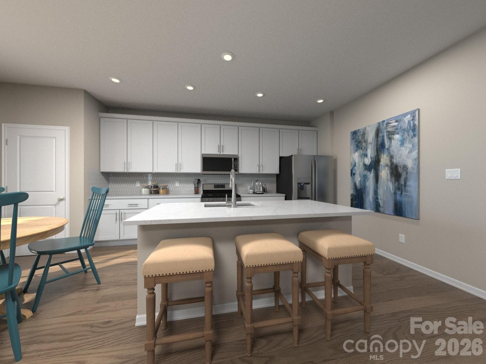 Photo is not of the actual home, but is an inspirational photo of builder’s model home and may depict options, furnishings, and/or decorator features that are not included - 12606 Russellwood Lane, Charlotte