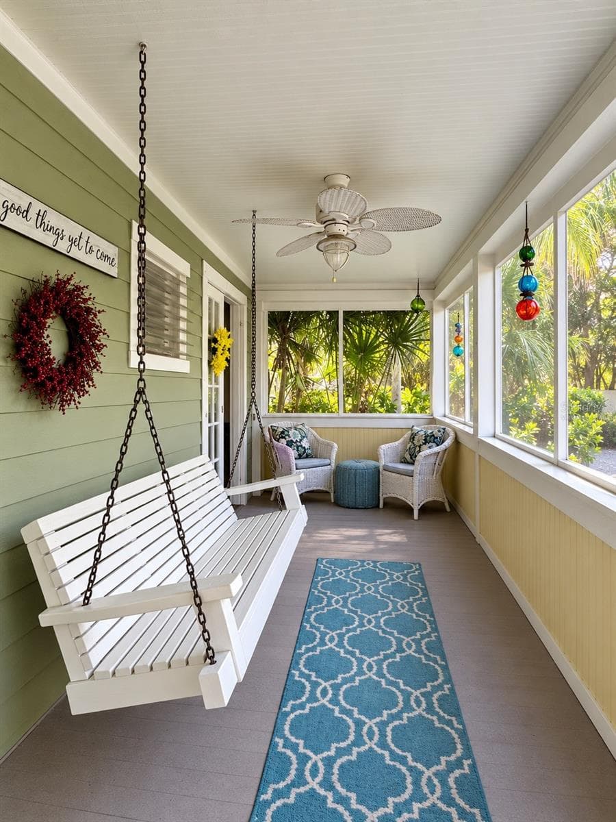 Front Porch - Virtually Staged - 1777 ALTA VISTA ST, SARASOTA